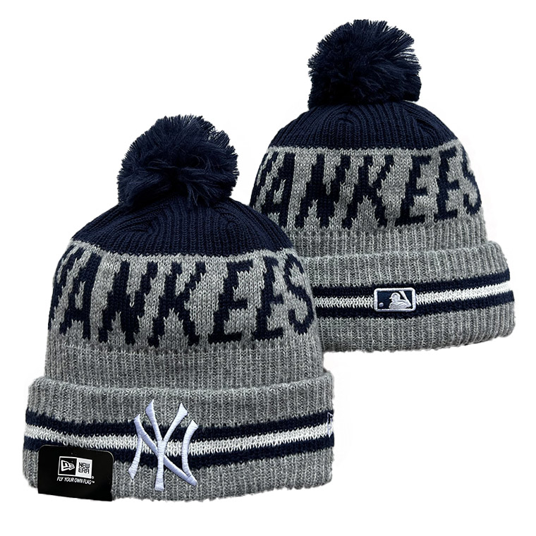 New York Yankees Repeat Cuffed Knit Hat with Pom