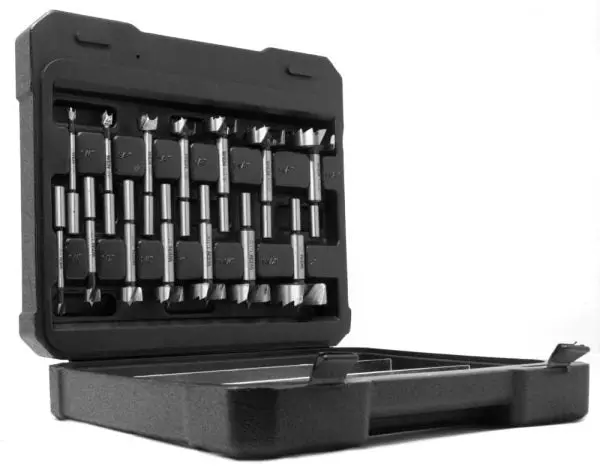 14-Piece Forstner Drill Bit Set – 2-Inch Wood Boring Bits