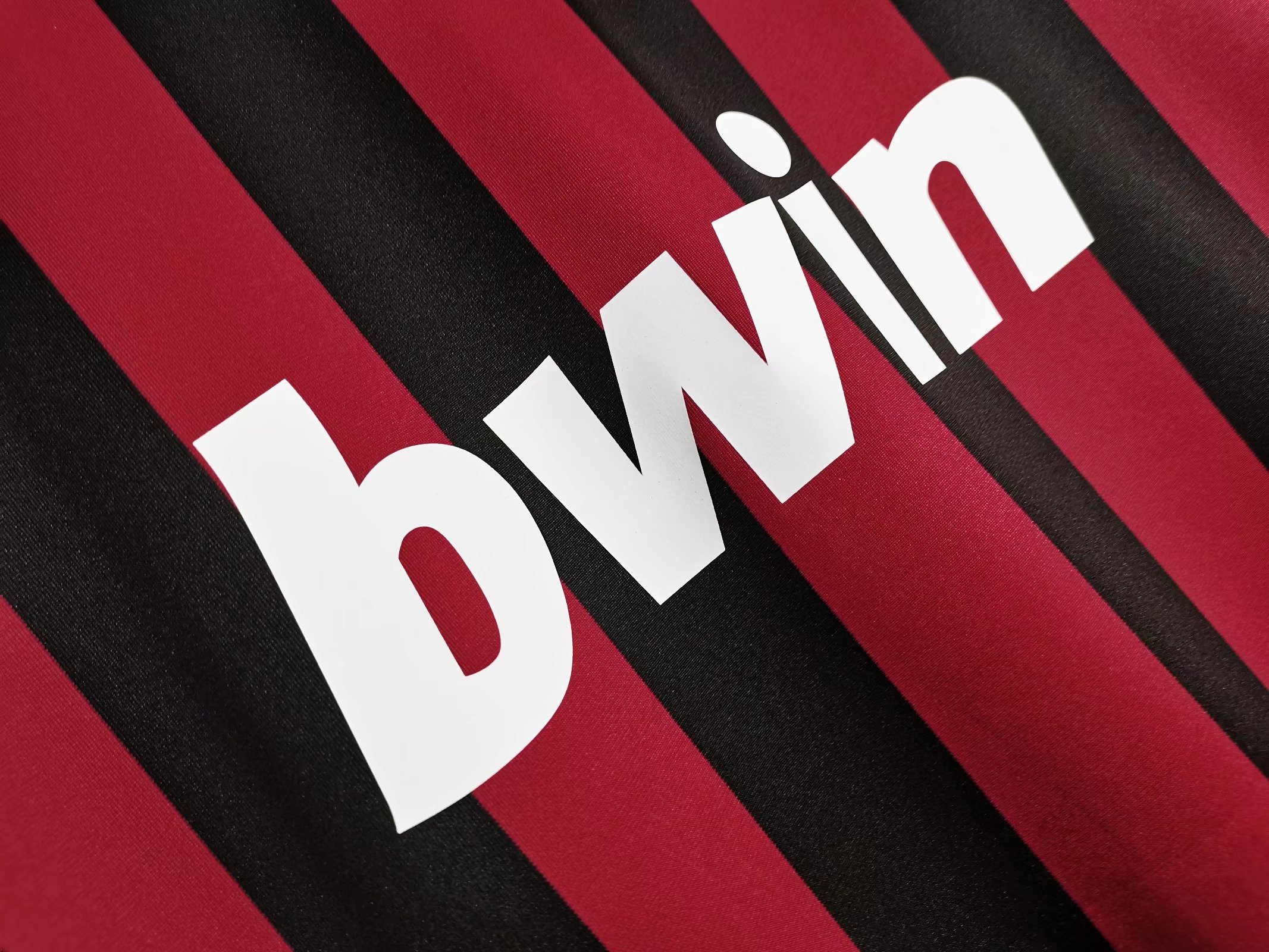 2009/10 Retro Long Sleeve AC Milan Home Football Jersey