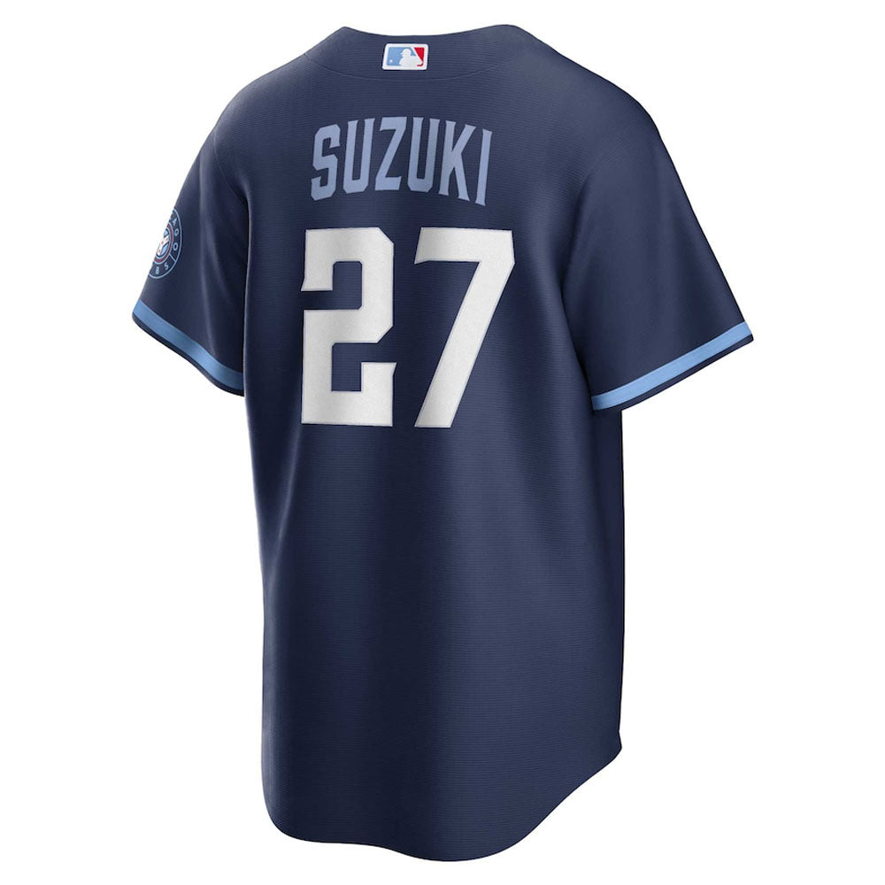 Men's Chicago Cubs Seiya Suzuki City Connect Replica Jersey - Navy