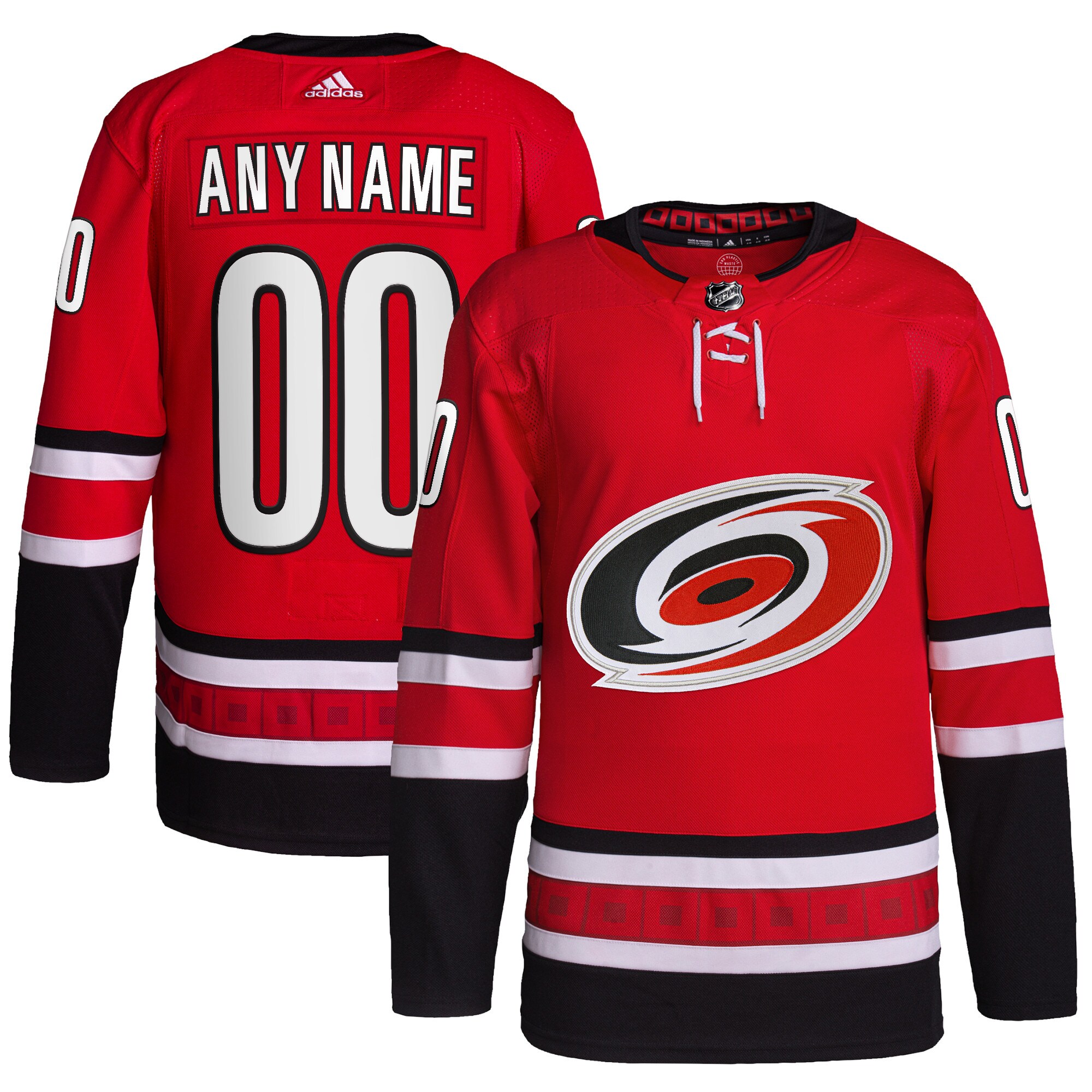 Carolina Hurricanes   Alternate  Primegreen  Custom Jersey – Red