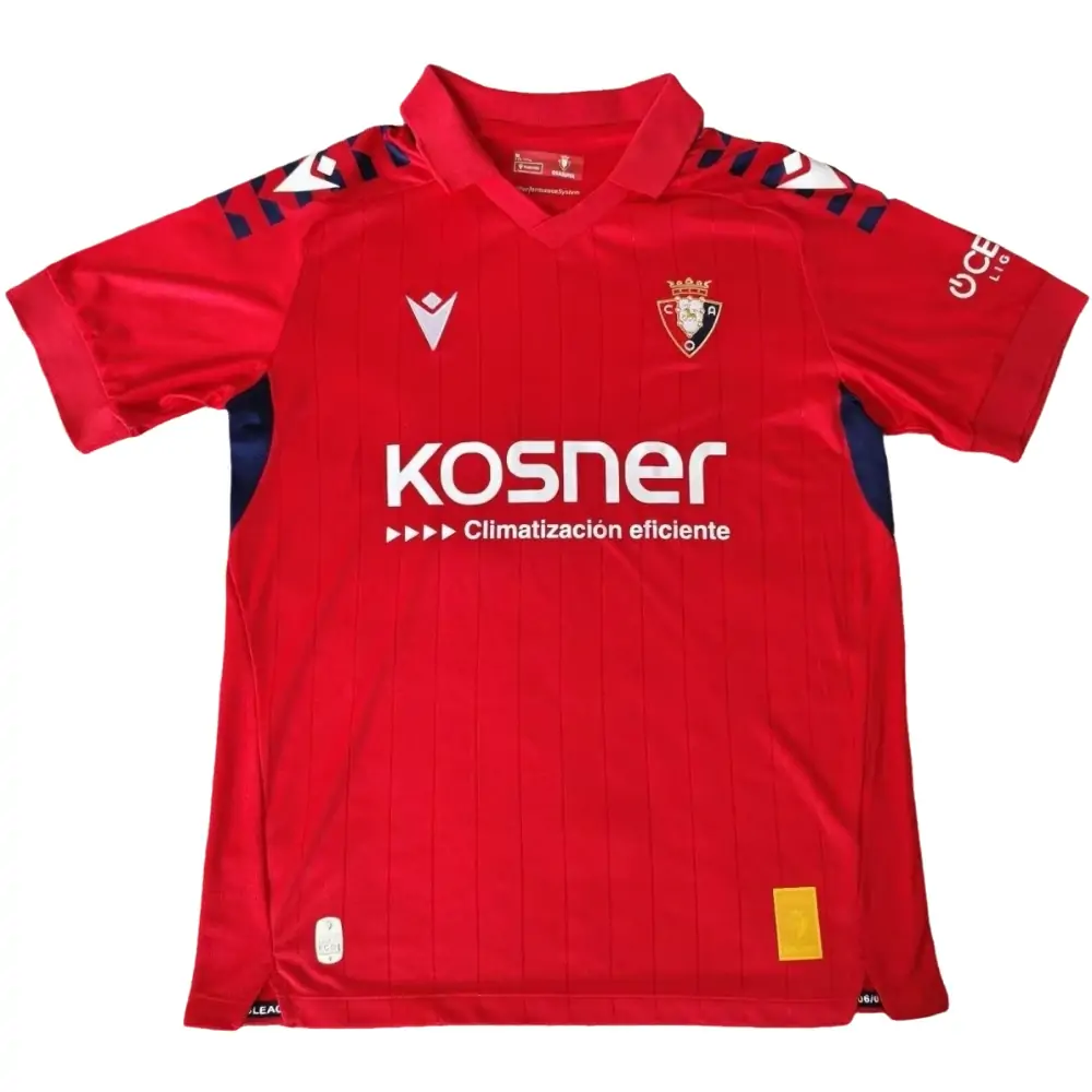2025-26 Osasuna Home Shirt Jersey - Fans Edition