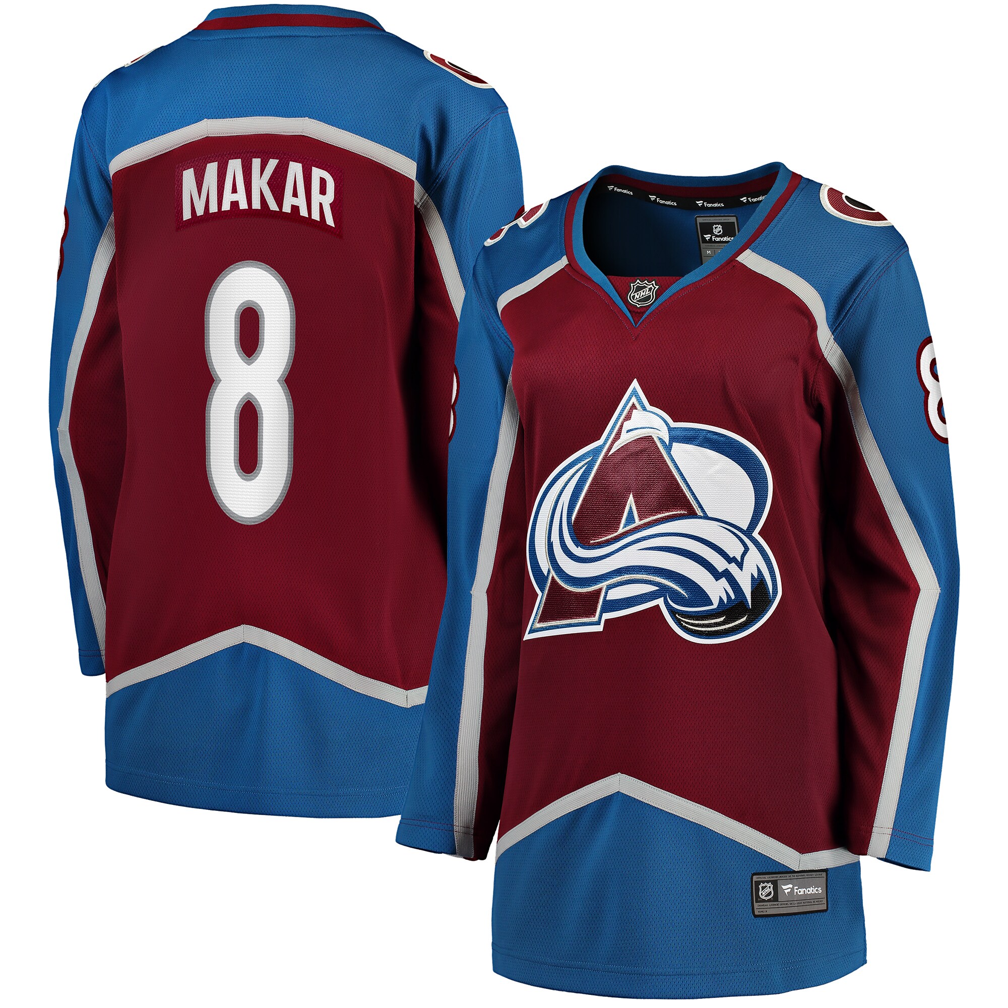 Cale Makar Colorado Avalanche Fanatics Women’s Home Breakaway   Jersey – Maroon