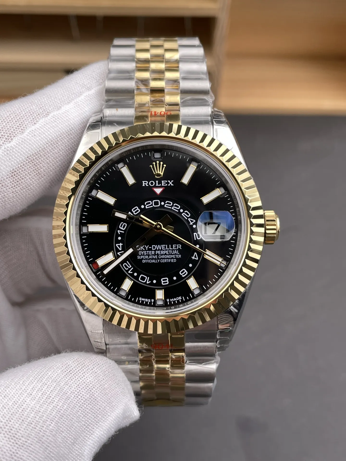 Rolex Sky-Dweller Two-Tone Black 42mm