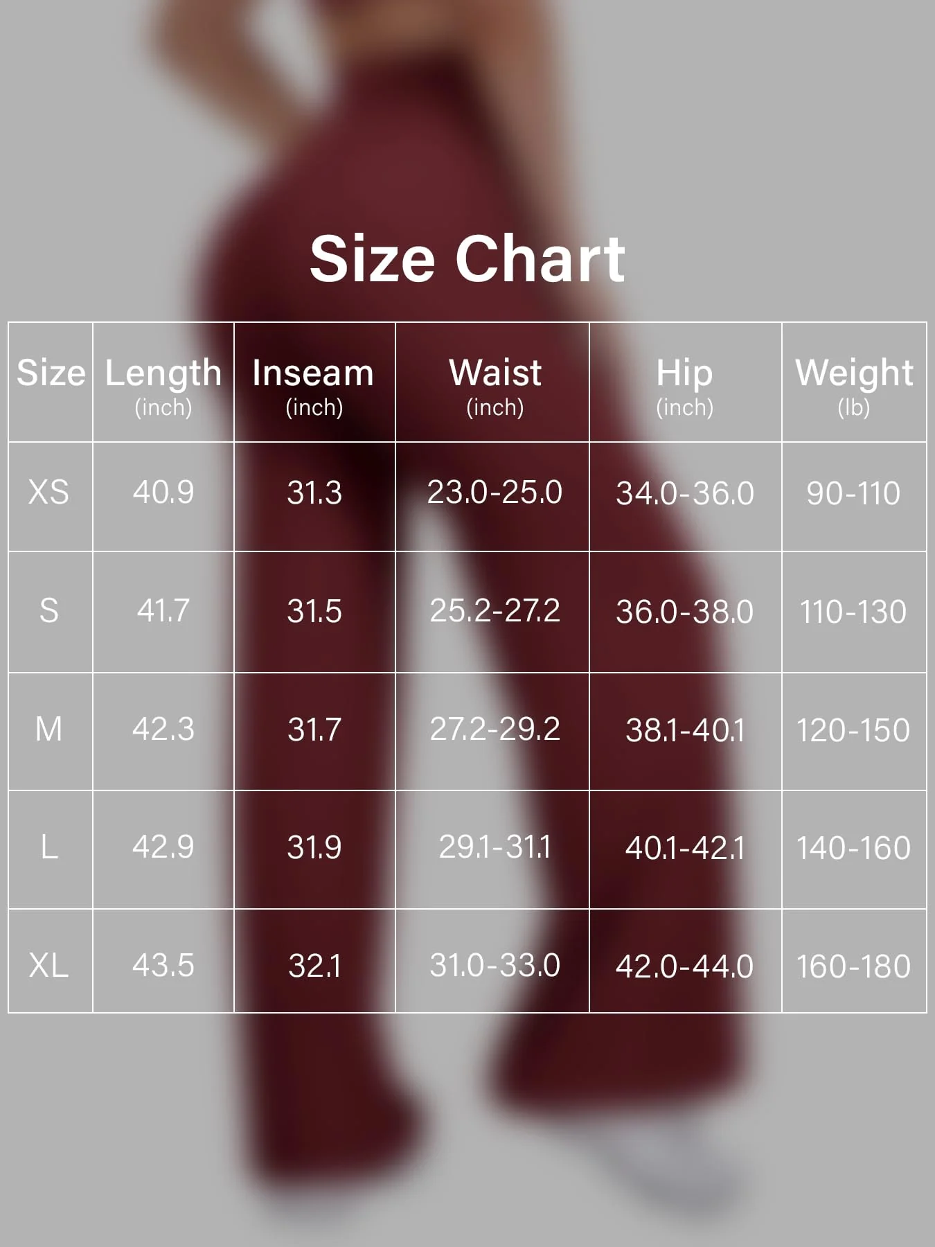 VOYJOY Straight Leggings Bottoms Wide Leg Pants for Women 29