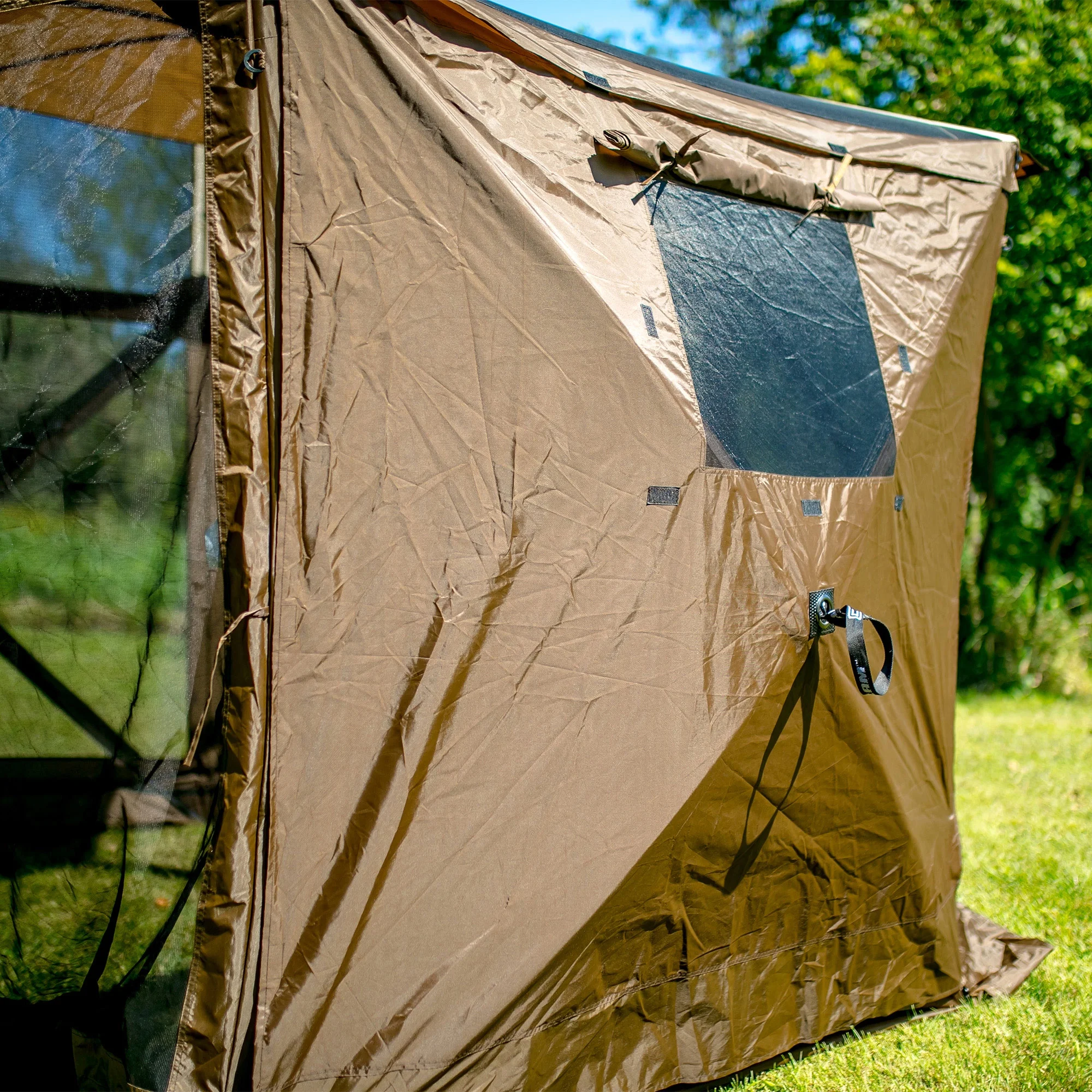 Clam Quick-Set Screen Tent Wind & Sun Panel, Accessory Only, Brown (6 Pack)
