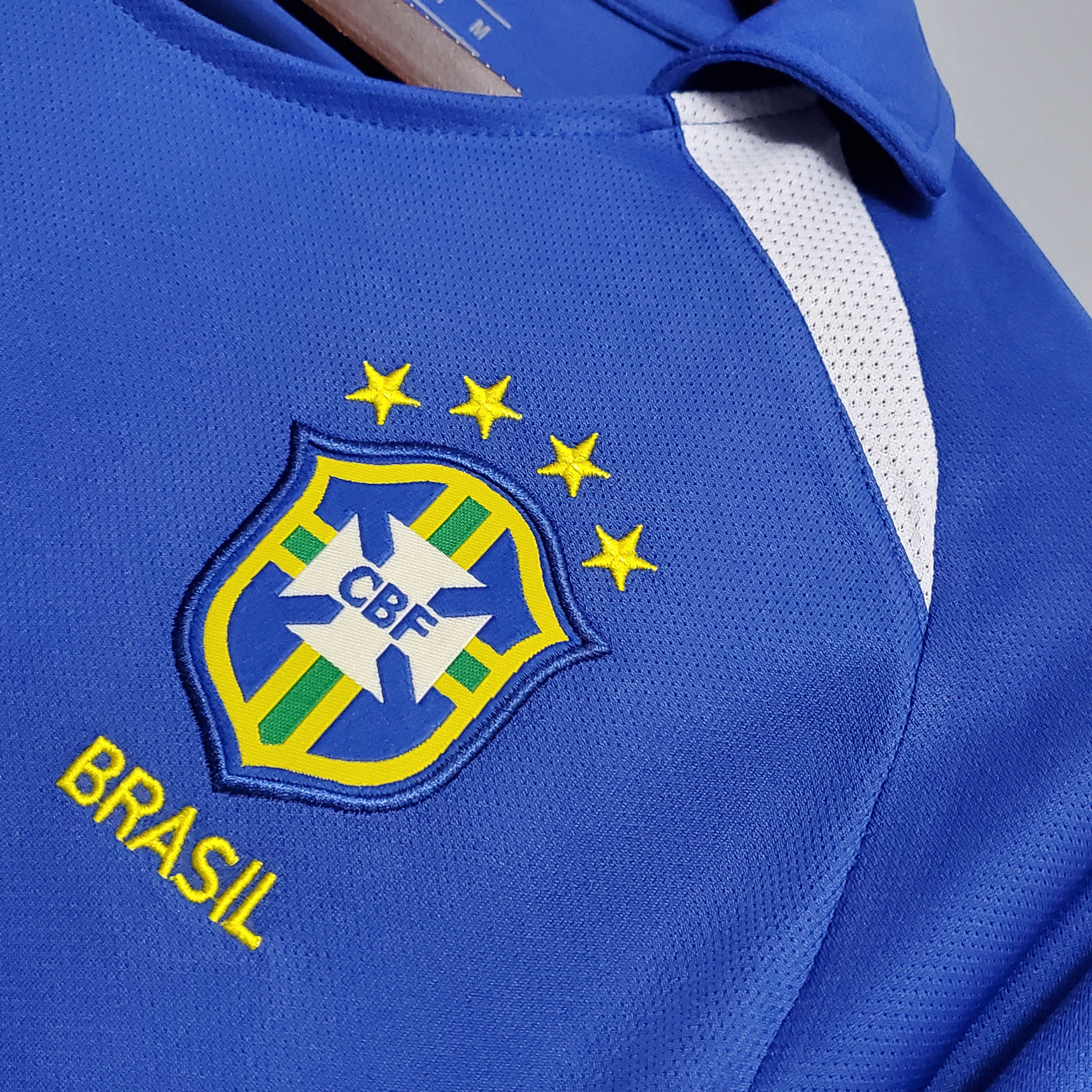 2002 Retro Brazil Away Soccer Jersey - Fans Edition