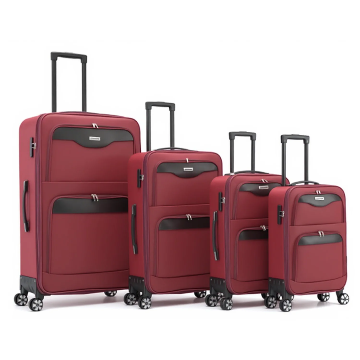 Expandable 4-Piece Soft-Sided Fabric Luggage Set �C 19��/20��/28��/32��
