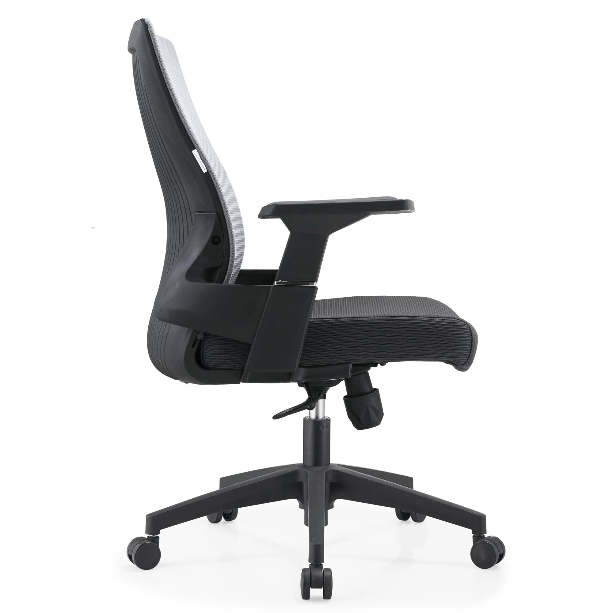 LeisureMod Brio Modern Office Chair Ergonomic Lumbar Support Computer Chair Adjustable Desk Chair with 360 Degree Swivel and Tilt in Blue