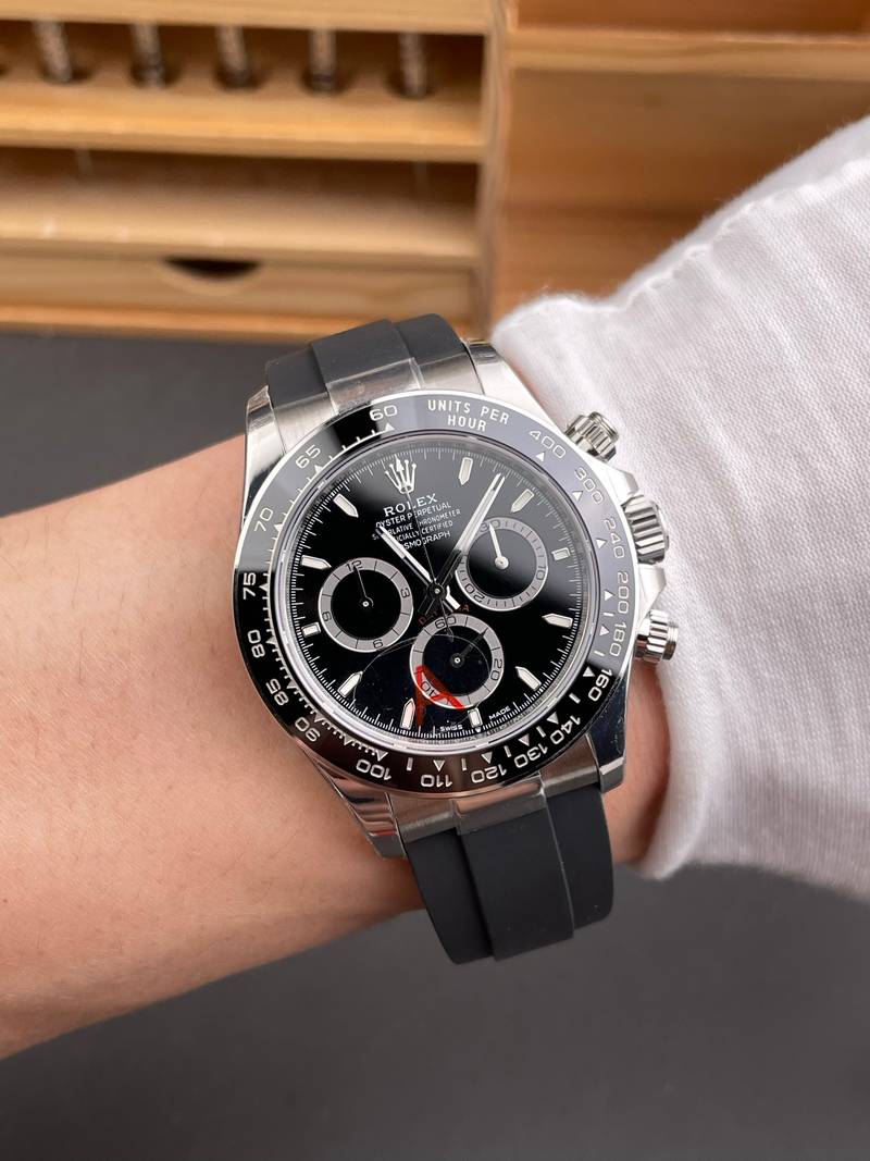 Rolex Daytona Black Panda Rubber