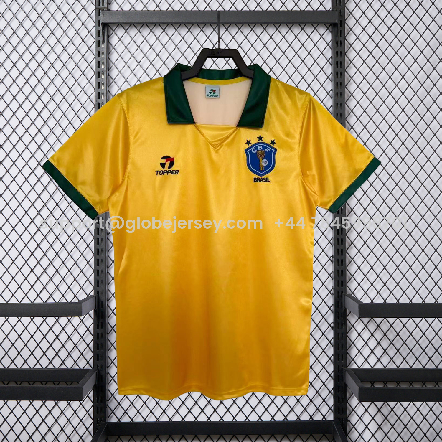 Retro Brazil 1988 Home Jersey