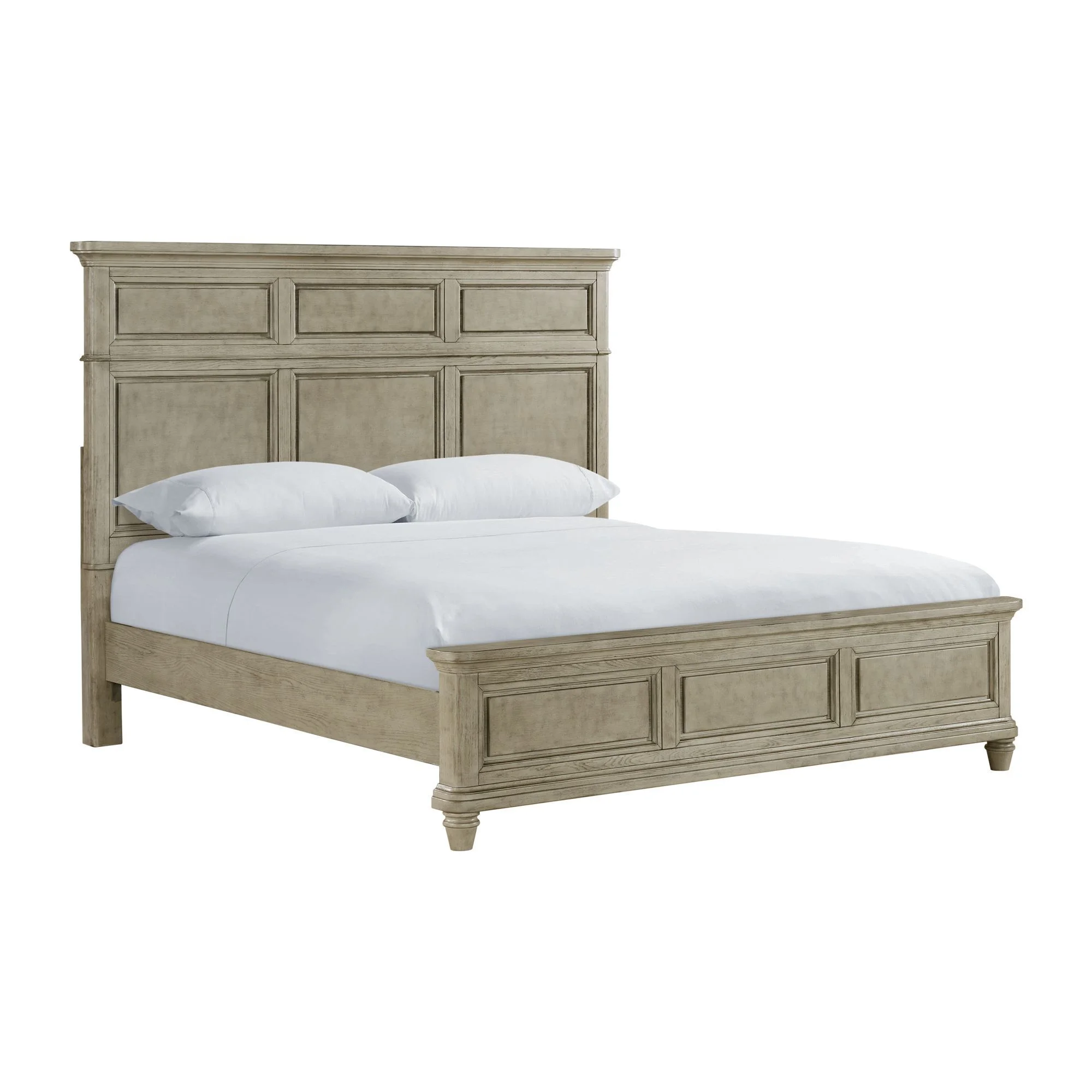Picket House Furnishings Emiko Queen Panel 5PC Bedroom Set - Grey