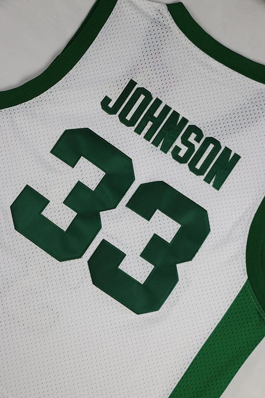 Michigan Spartans Magic Johnson 33# Premium Mesh White