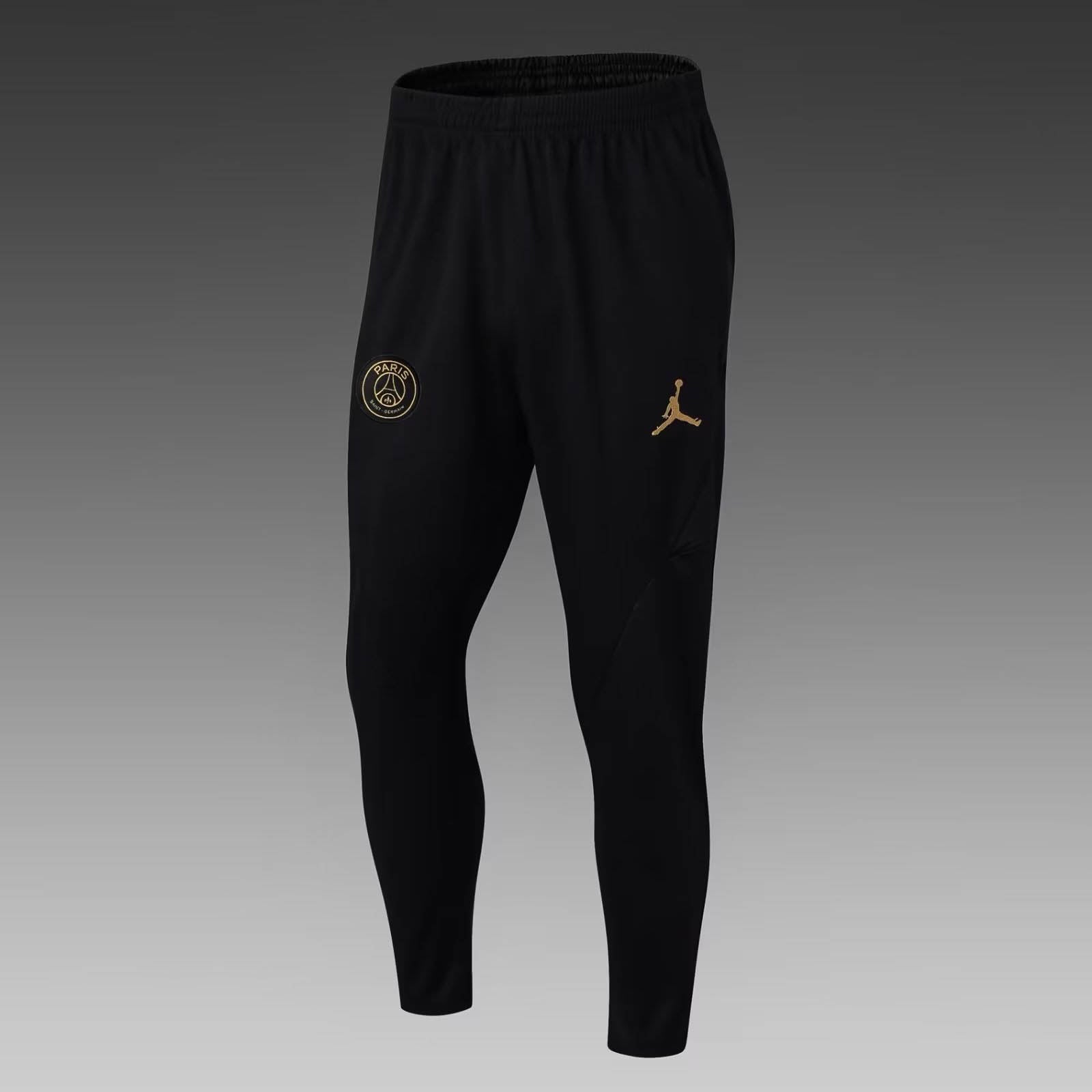 2022/2023 Psg Paris Saint-Germain Half-Pull Training Suit Black Gold