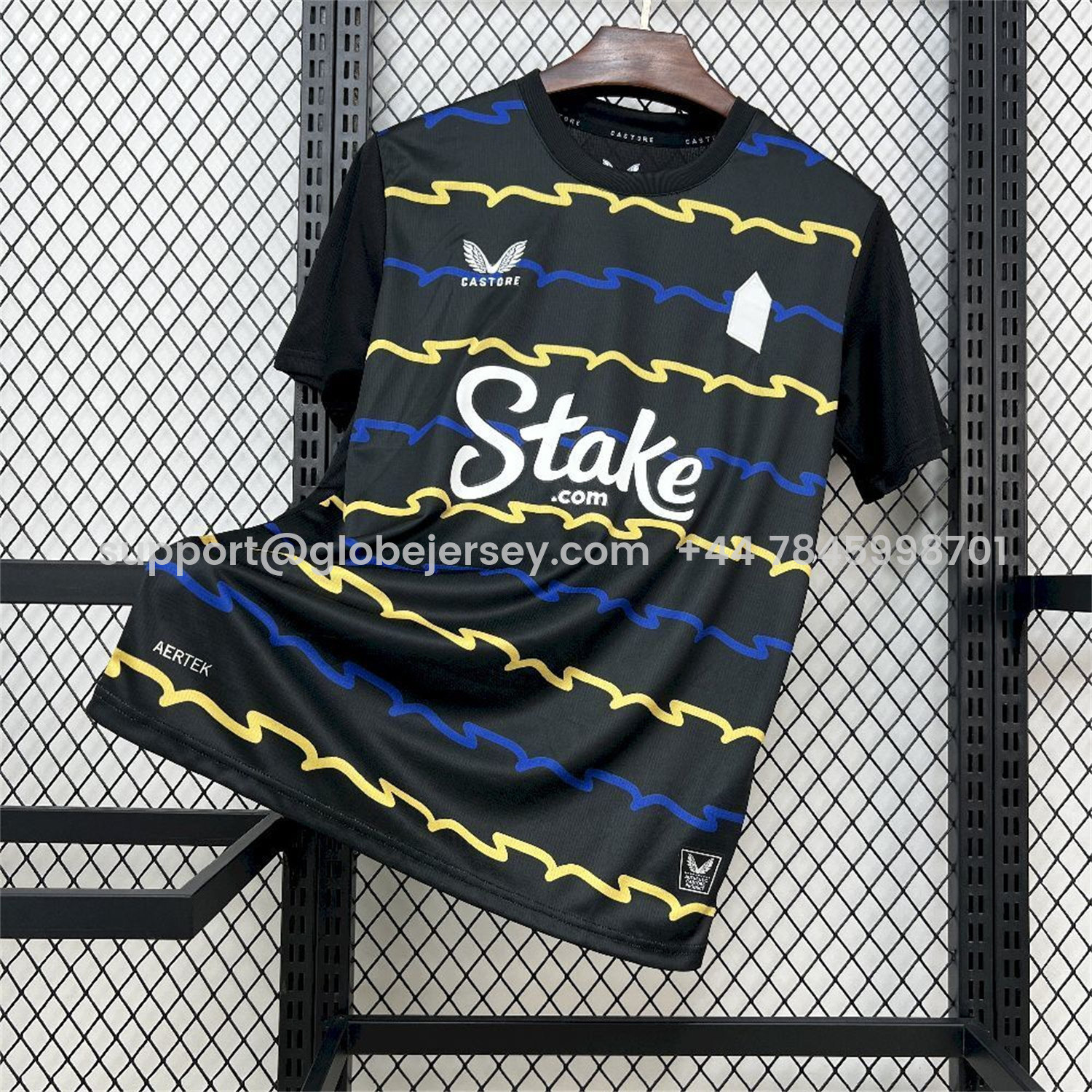 Everton 25-26 Third Black Jersey - Fans Version