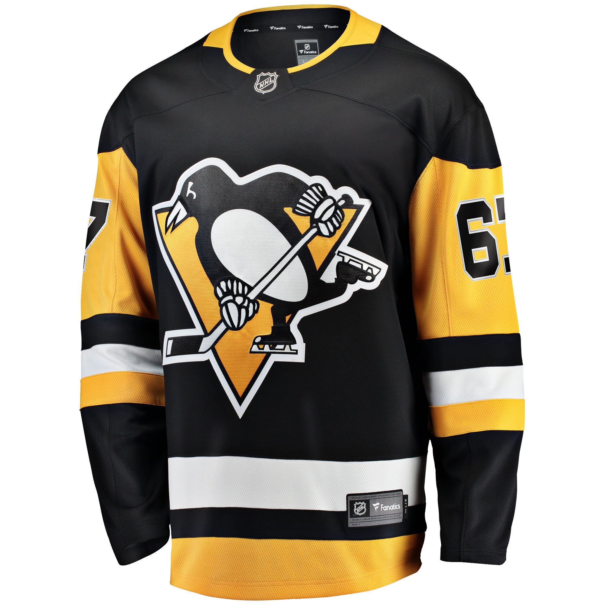 Rickard Rakell Pittsburgh Penguins Fanatics Home Breakaway   Jersey – Black