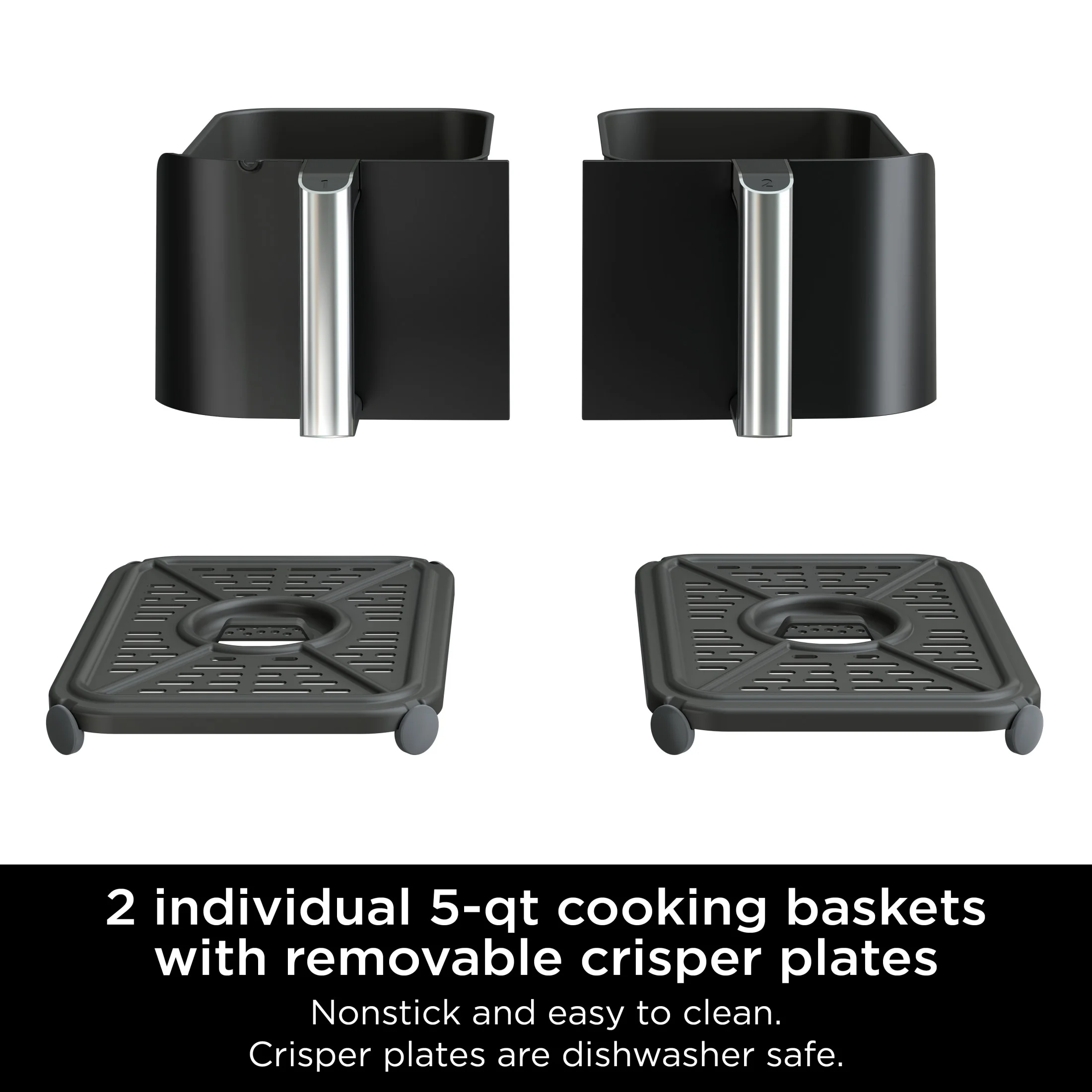 Ninja?? Foodi?? 6-in-1 Smart 10-qt. 2-Basket Air Fryer