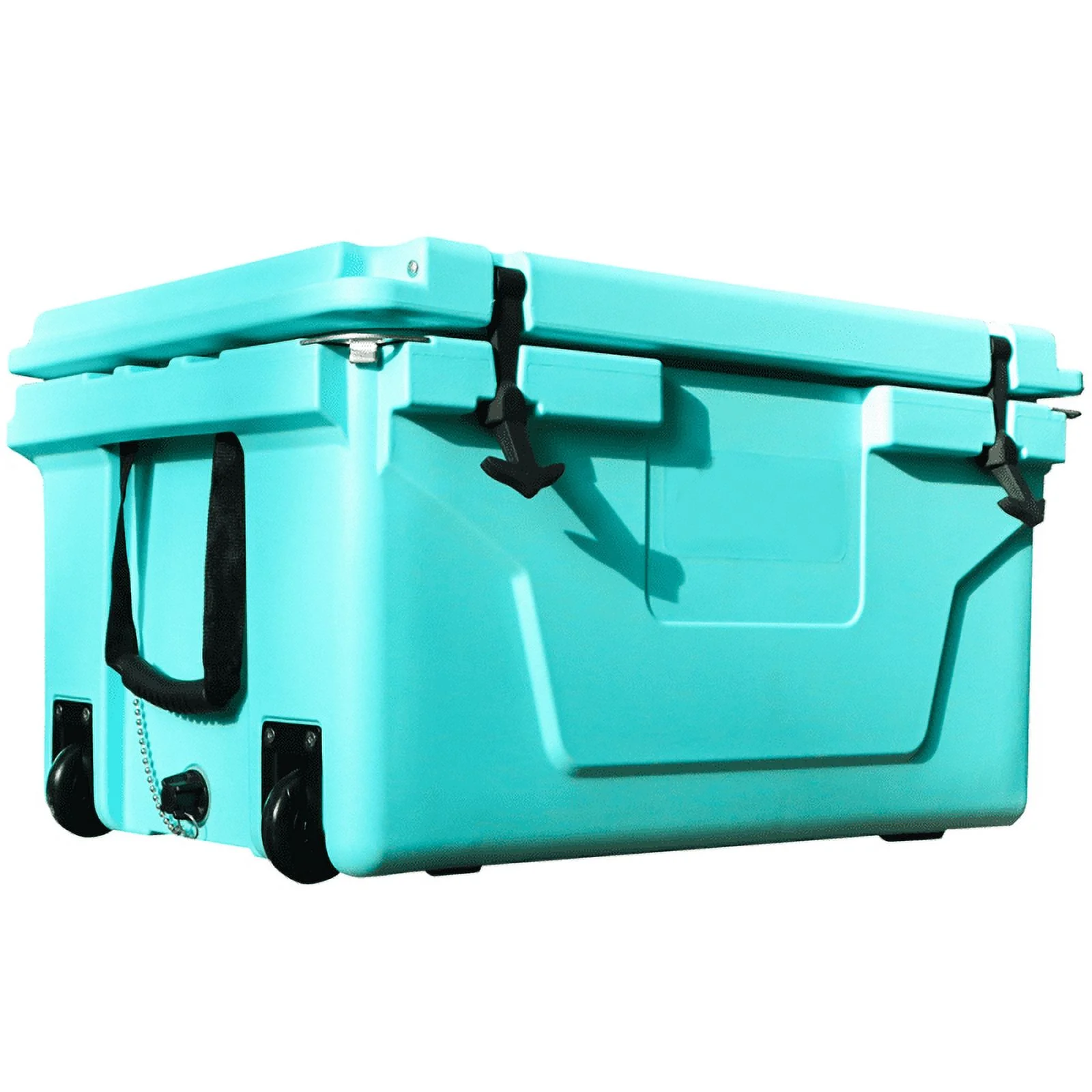 65QT Camping Ice Chest - Polyurethane Insulation, Silicone Seal, Sturdy LLDPE | Keeps Beer/Drinks Cold 5 Days, Easy-Carry Grips | Outdoor/Travel