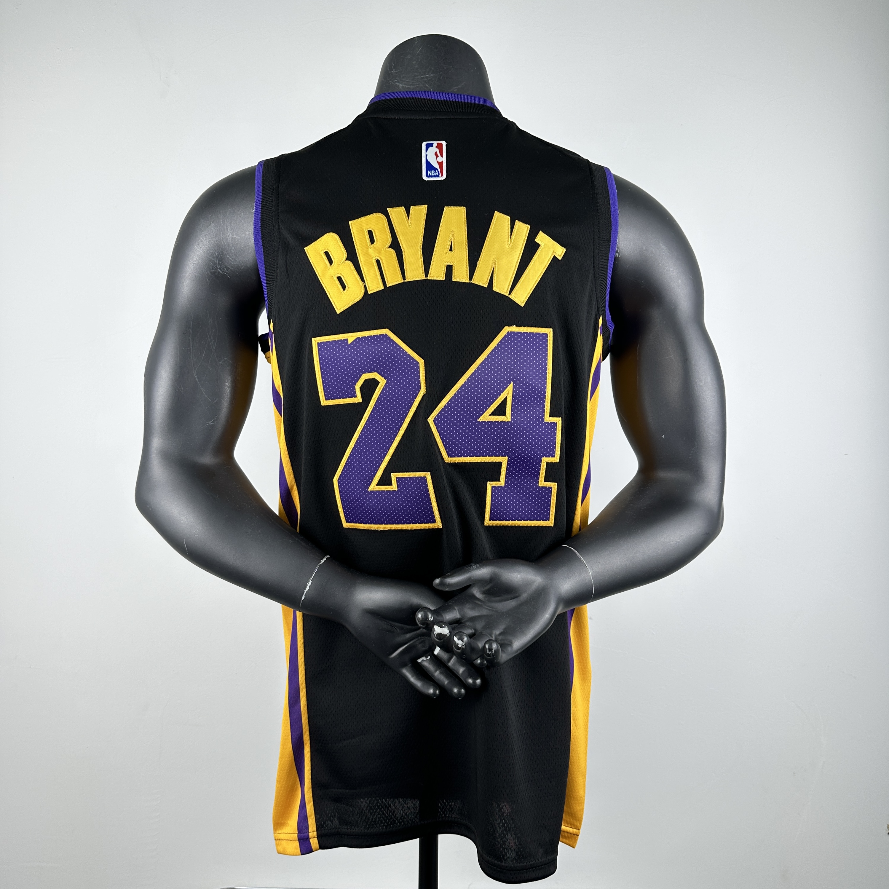 Embroidered Lakers Retired Black No. 24 Kobe
