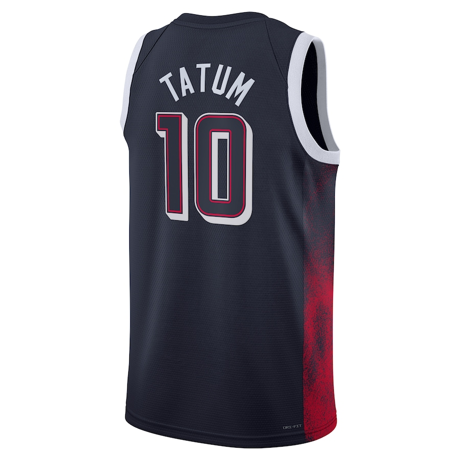 2024 Paris Olympic Games USA Dream Team #10  Jayson Tatum Hot Pressed Jersey
