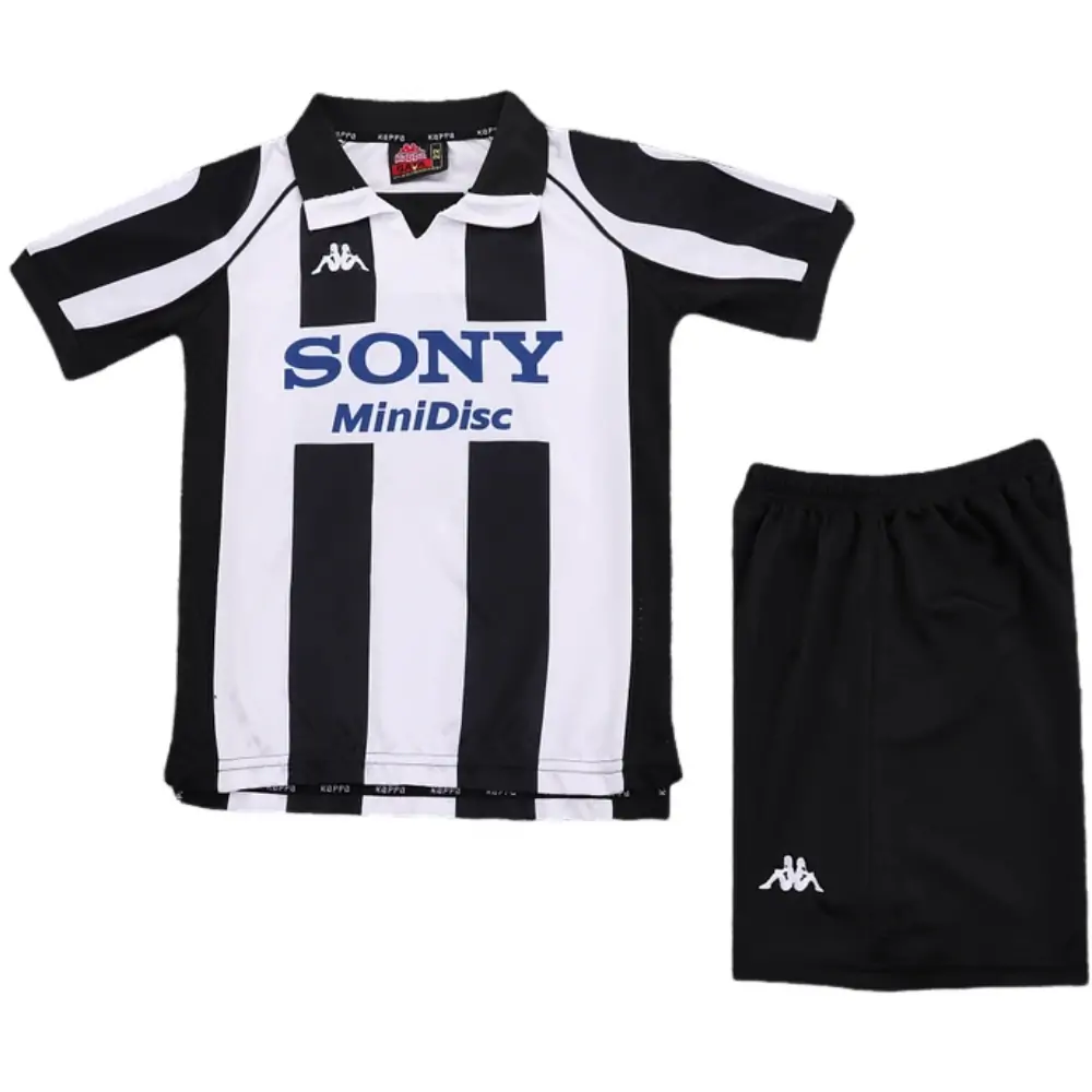 1997-98 Juventus Home Retro Children's Jersey Set - Fans Edition