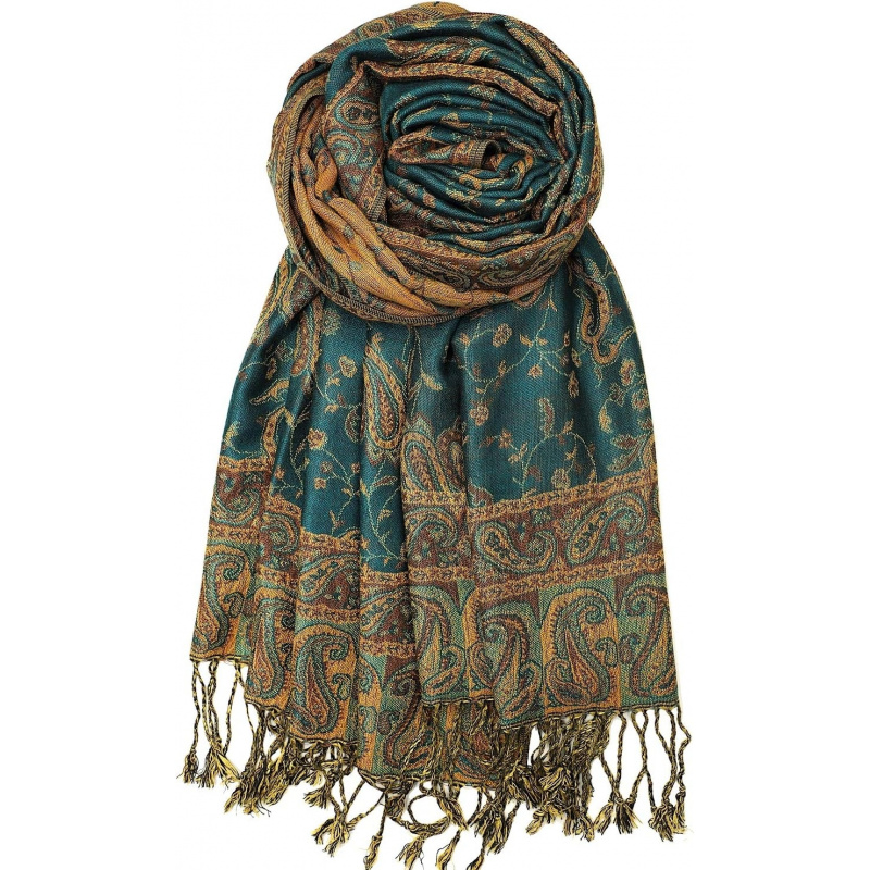 Reversible Paisley Pashmina Rave Scarf