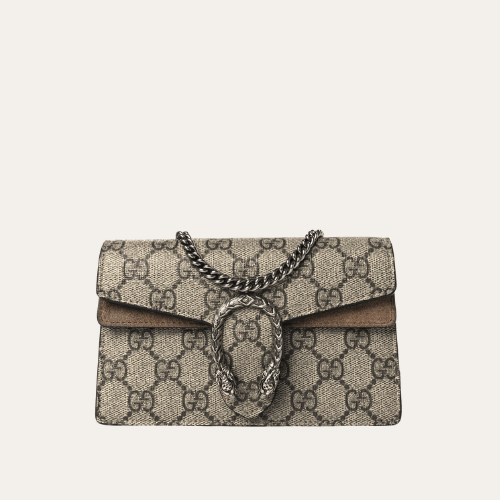 Gucci Dionysus Mini Shoulder Bag Beige 7.5 Inches