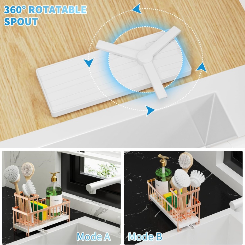 SINKLY Sponge Holder for Kitchen Sink