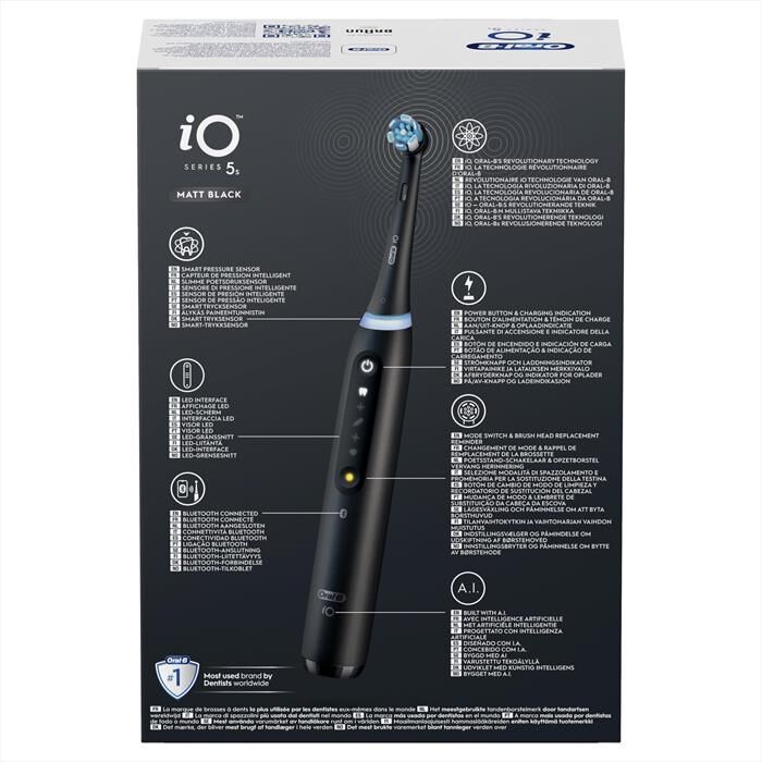 ORAL-B - Spazzolino elettrico IO5 S-NERO