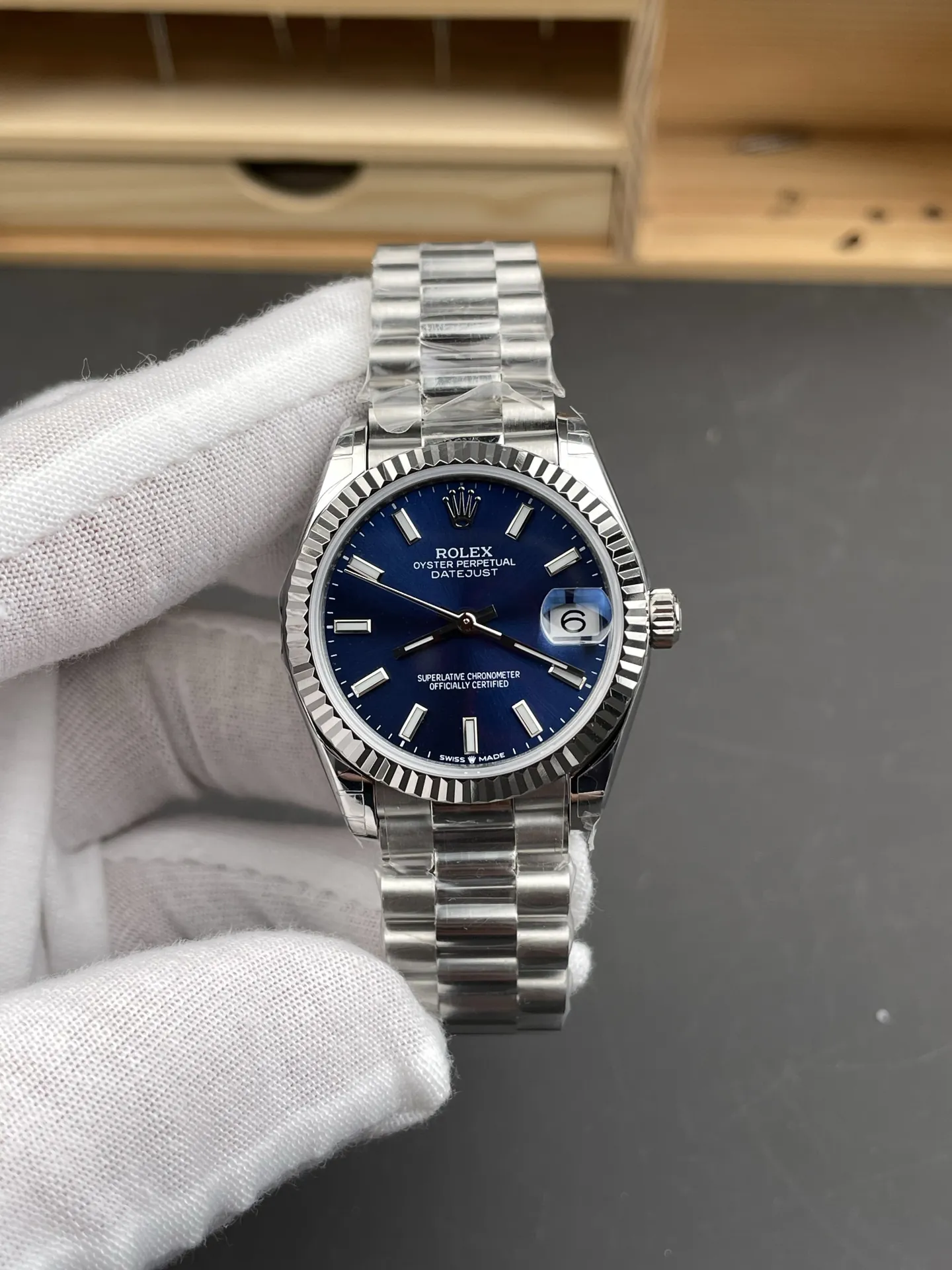 Rolex Datejust Blue Dial Ladies 31mm