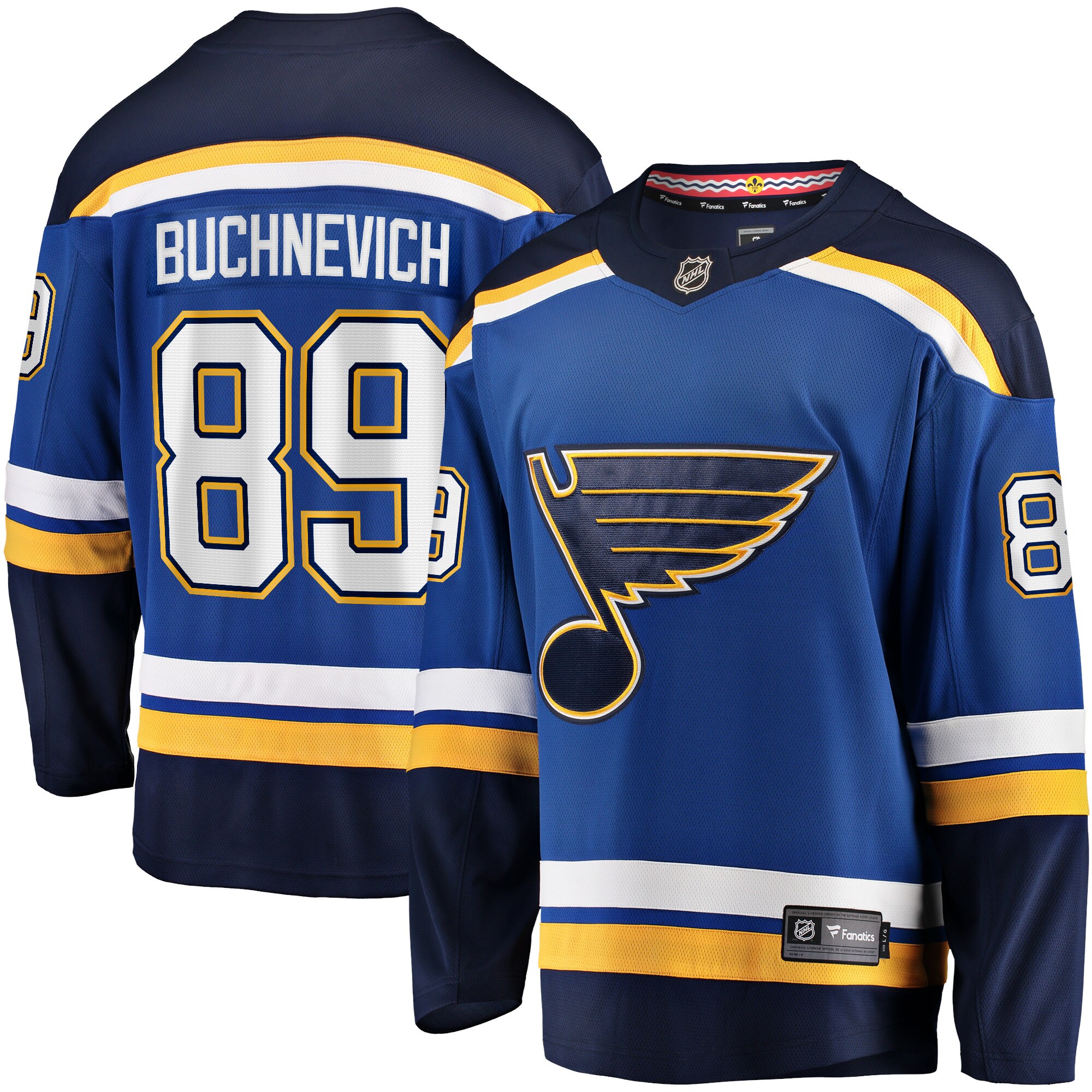 Pavel Buchnevich St. Louis Blues Fanatics Home Breakaway   Jersey – Blue