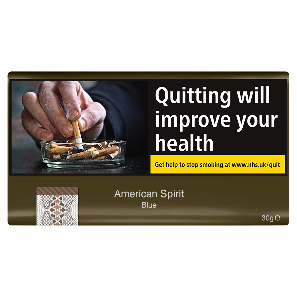 American Spirit Blue Additive Free Hand Rolling Tobacco - 30g Pouch