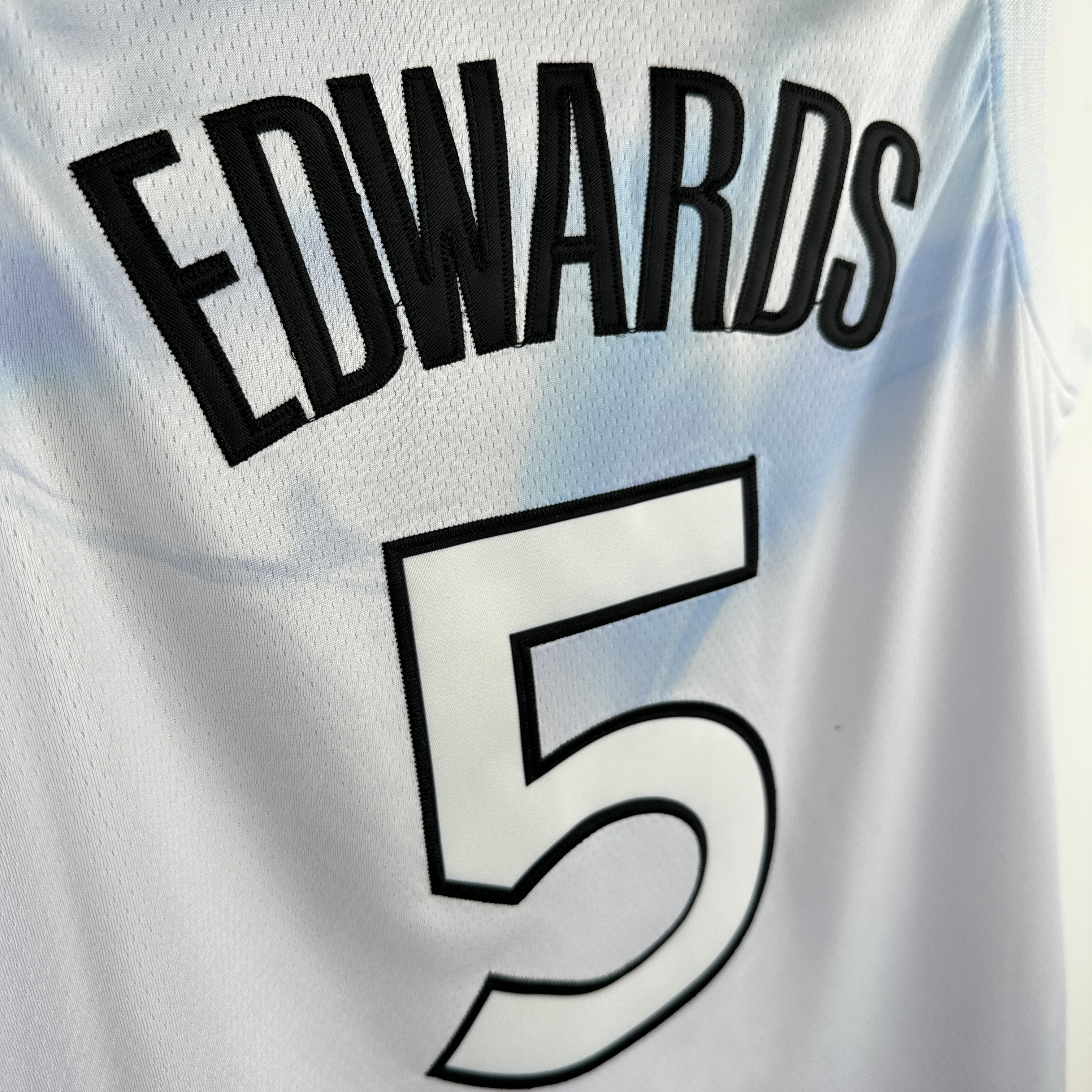 Embroidery 25th season Timberwolves City Edition No. 5 Edwards