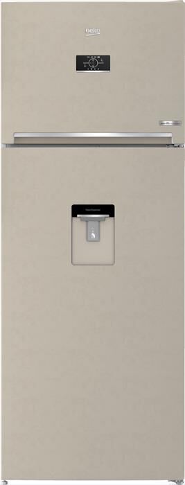 BEKO - Frigorifero 2 porte RDNE455E40DBN Classe E 406 lt-Beige