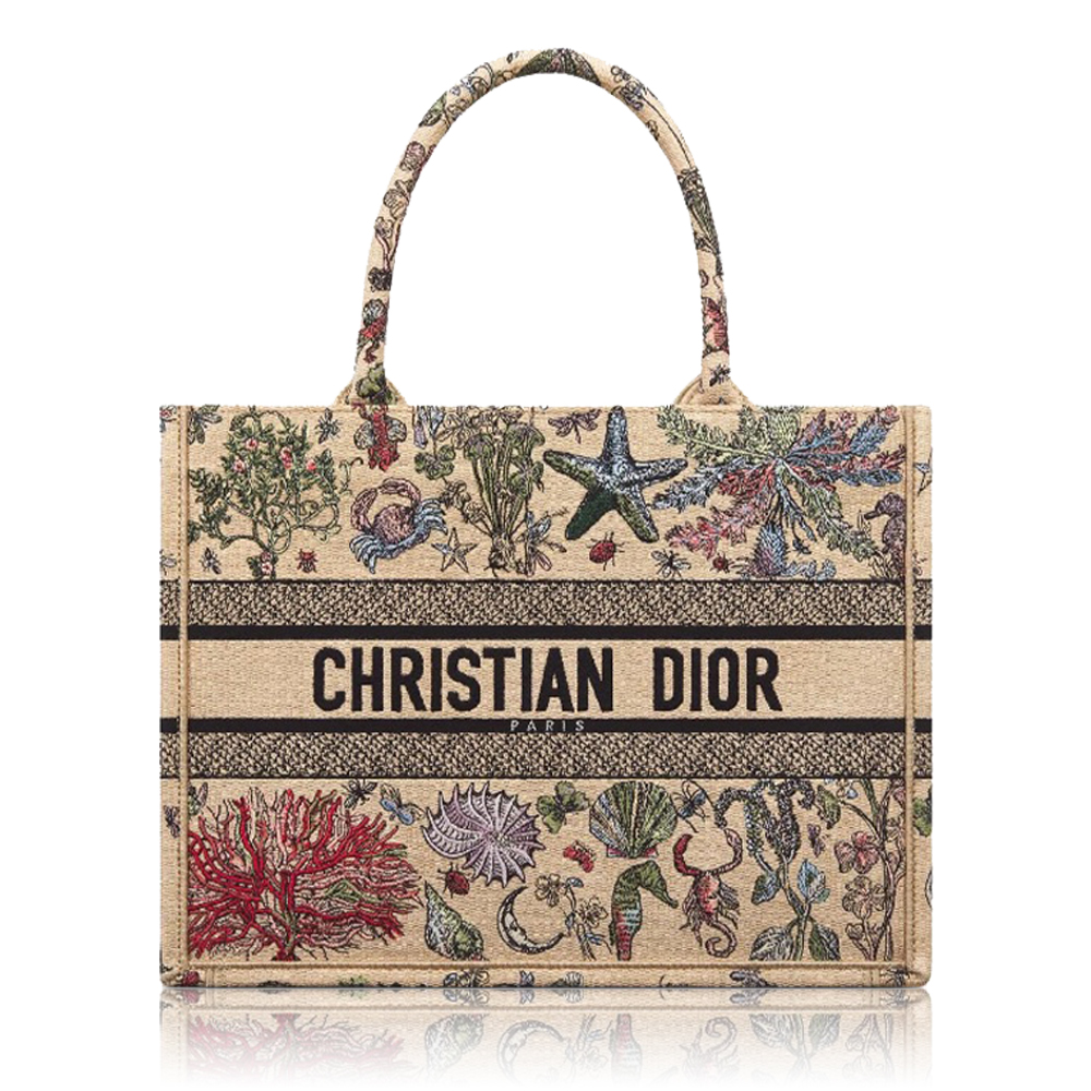 Dior Embroidered Tote Bag