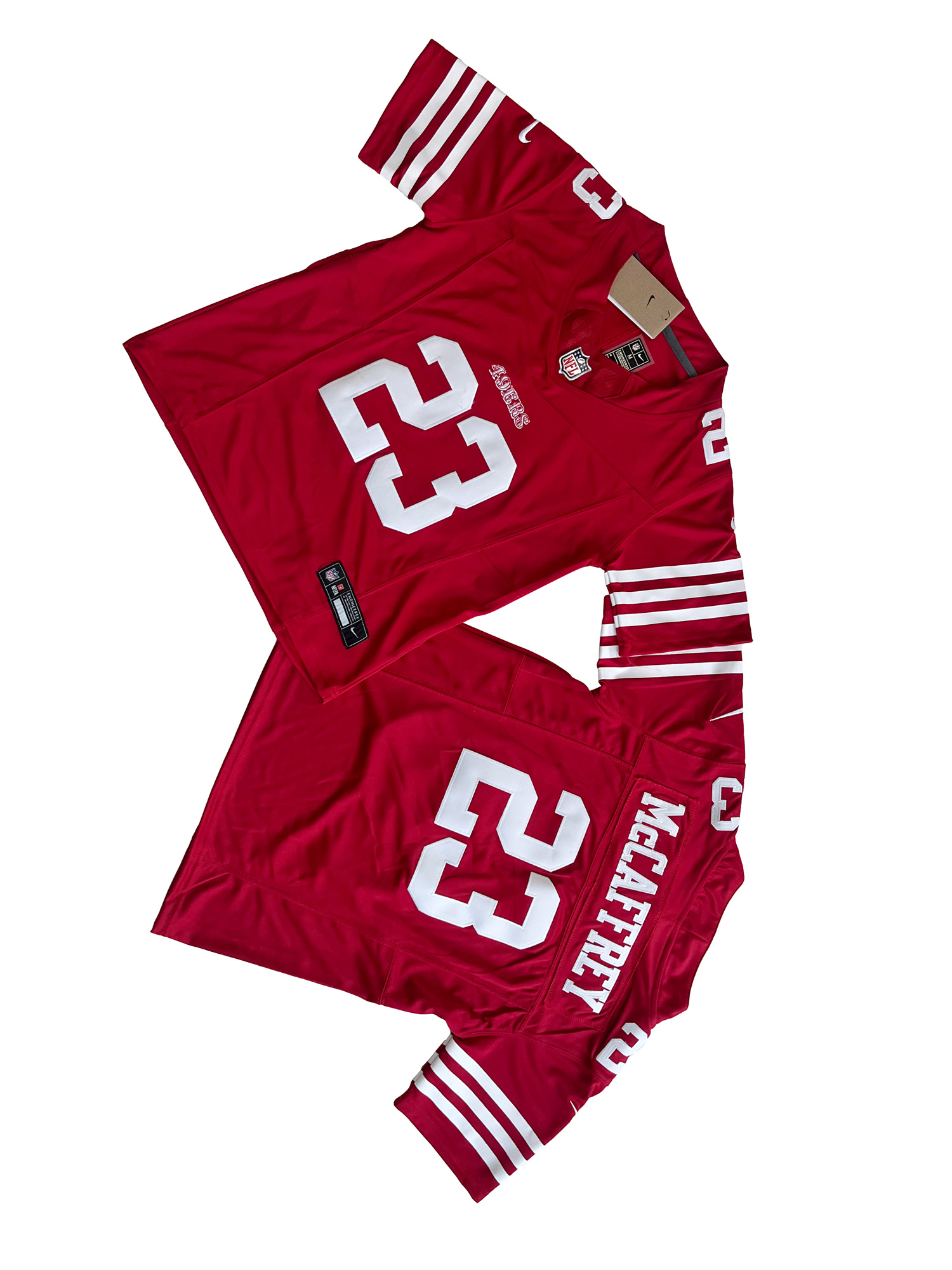 Youth San Francisco 49ers 23# Christian McCaffrey Vapor F.U.S.E. Limited Jers