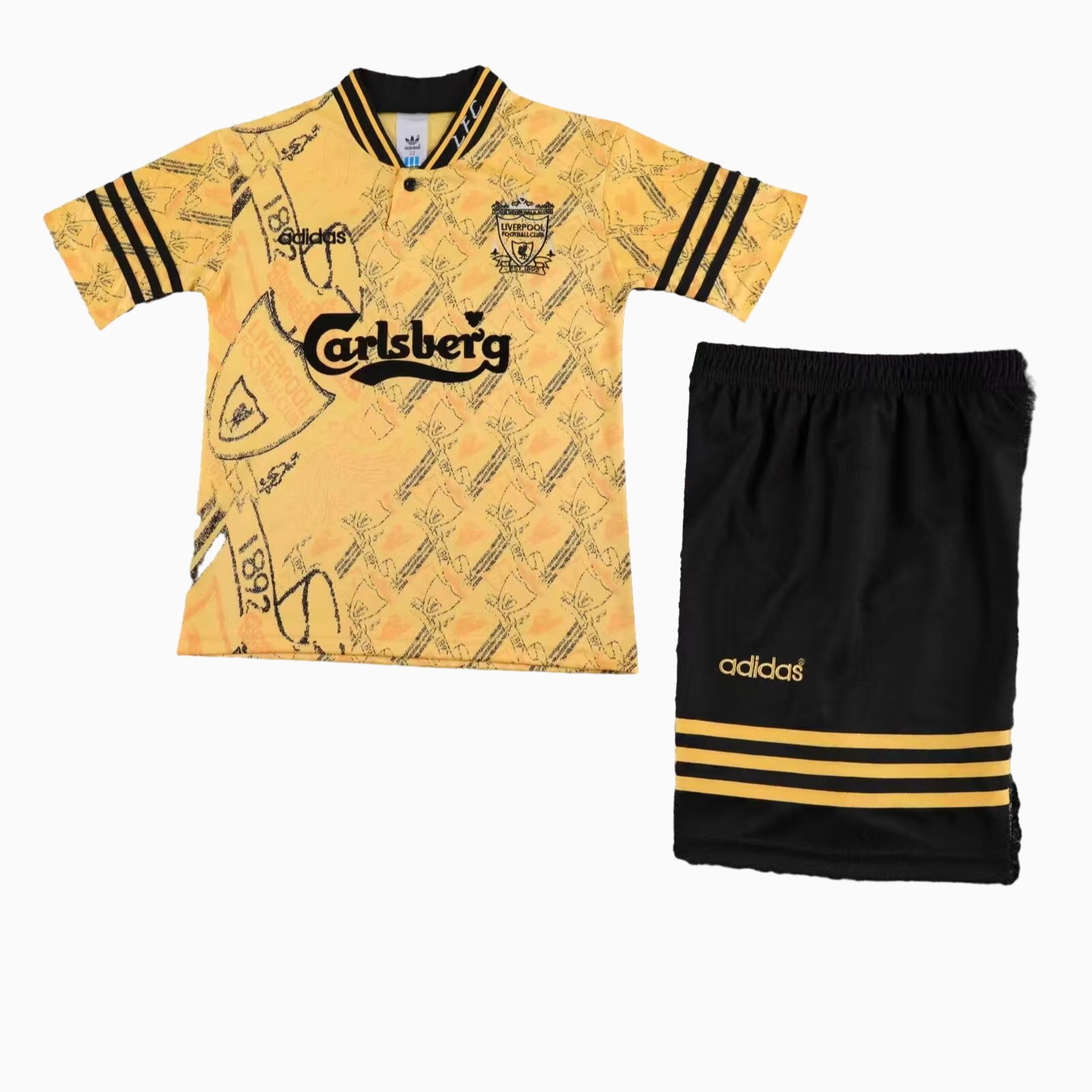 Retro Liver.pool 1994-96 Third Kids Kit