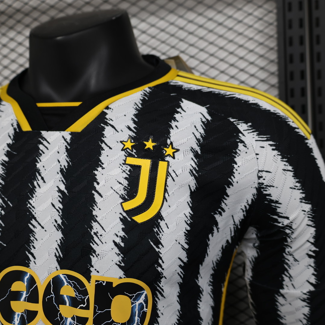 2023/2024 Juventus Home Long Sleeve Players Edition