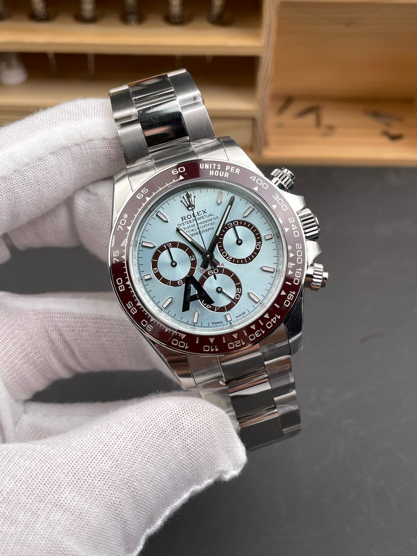 Rolex Daytona Ice Blue Baton V3