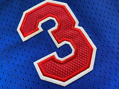 Iverson Philadelphia 76ers 3 Blue MN