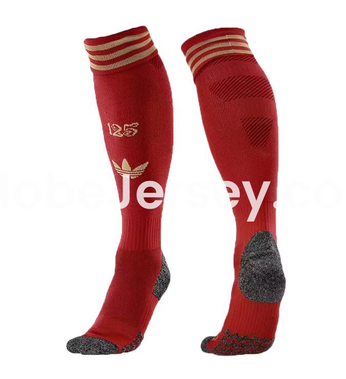 Bayern Munich 2025 125th Anniversary Socks - Red