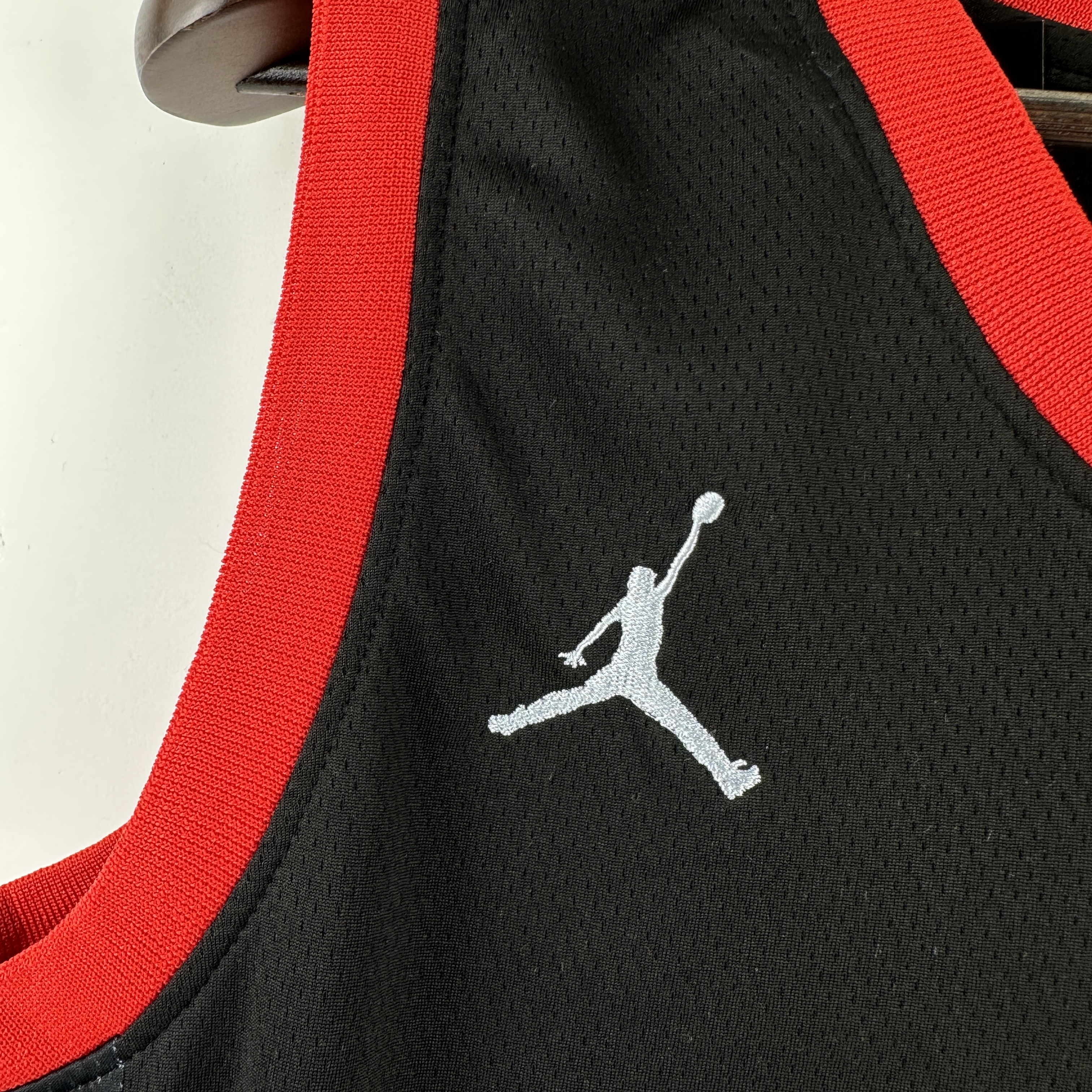 Embroidered 23rd season Rockets Jumpman style No. 4 Green