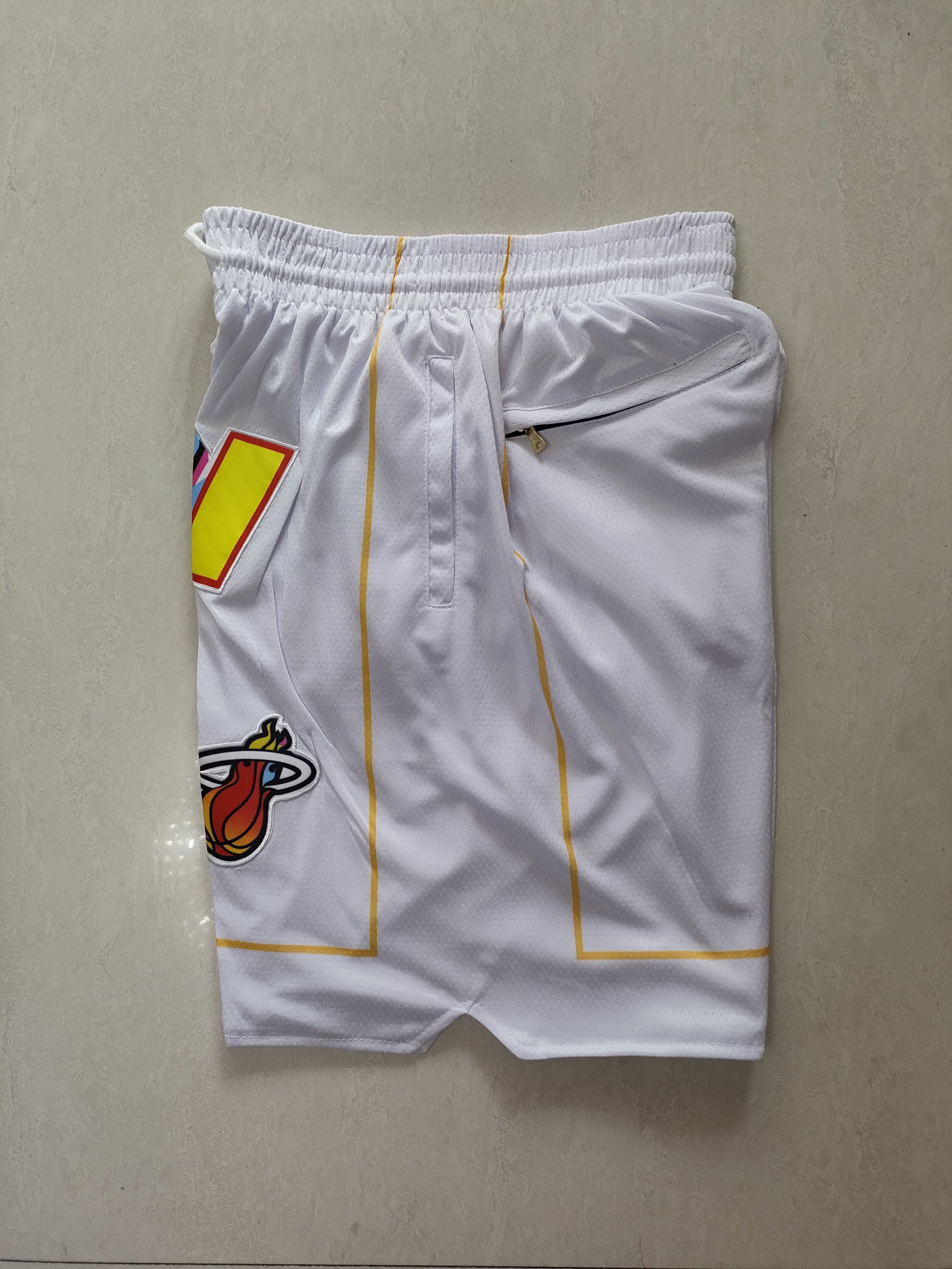 Miami Heat White City Edition Pocket Pants