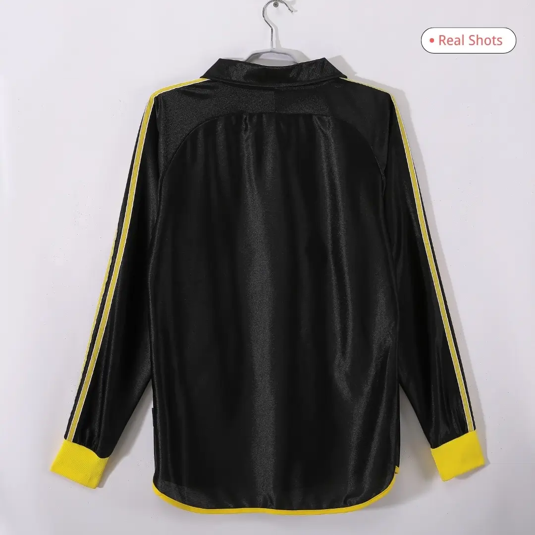 Real Madrid 1999/00 Away Long Sleeve Retro Soccer Jersey