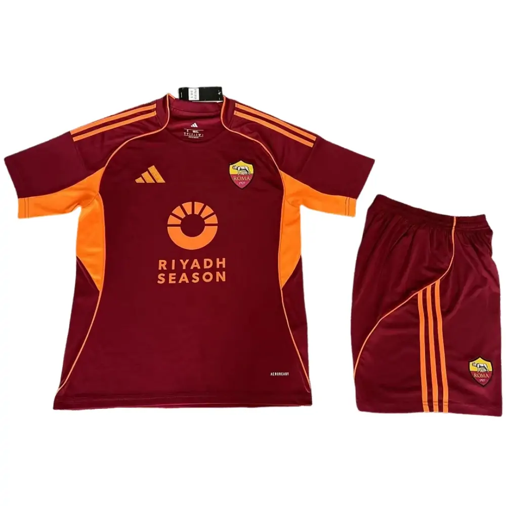 2025/2026 AS Roma Home Shirt - Kids' Sizes