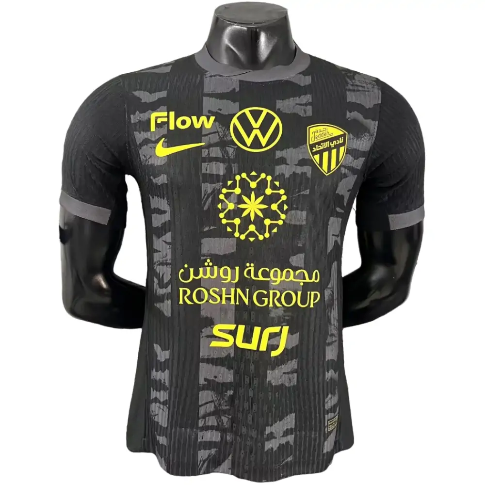 2025-26 Black and Grey Jeddah Joint Jersey - Player Edition