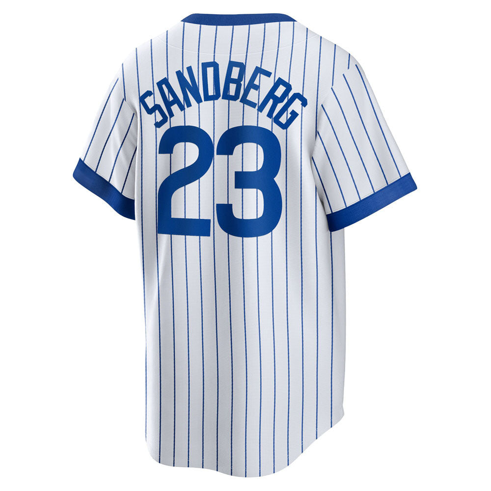 Men's Chicago Cubs Ryne Sandberg Home Cooperstown Collection Player Jersey - White