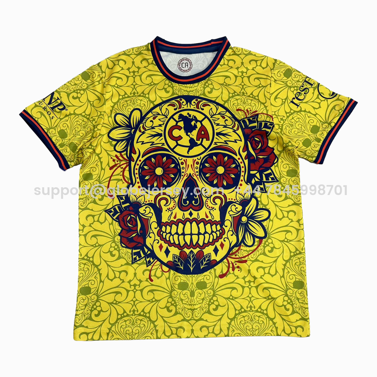 Club América 25-26 Día de Muertos Yellow Jersey - Fans Version