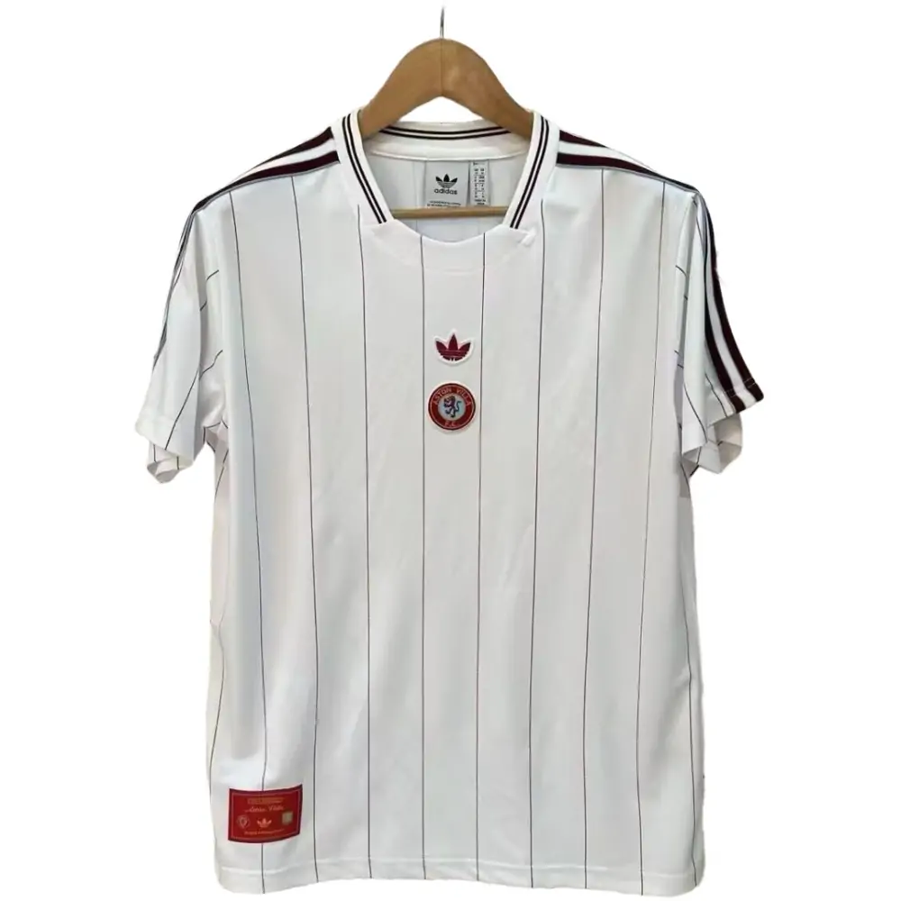 2025-26 Aston Villa Travel Shirt - Short Sleeve Fans Edition
