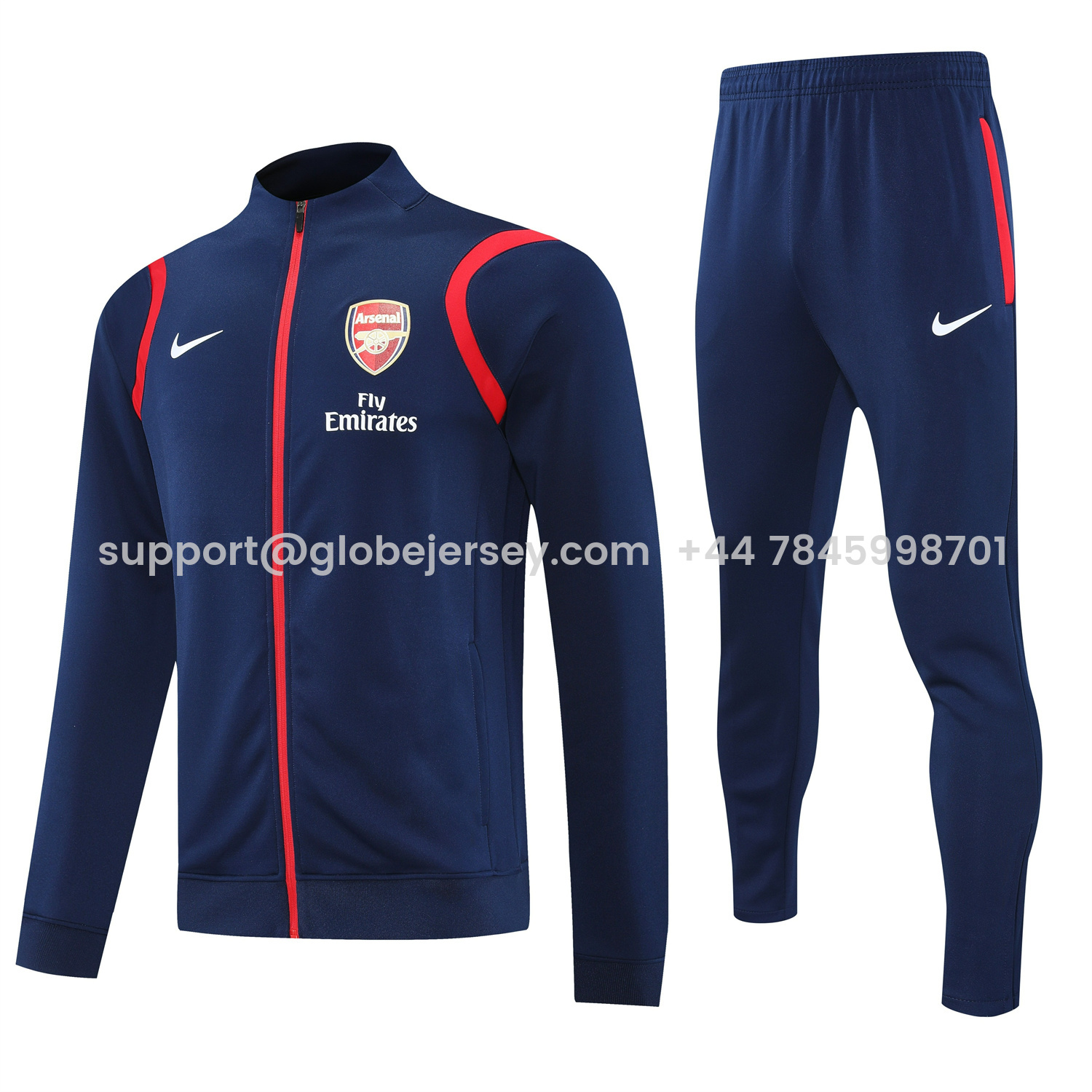 Arsenal 25-26 Jacket Training Tracksuit - Deep Blue Jackets & Deep Blue Pants